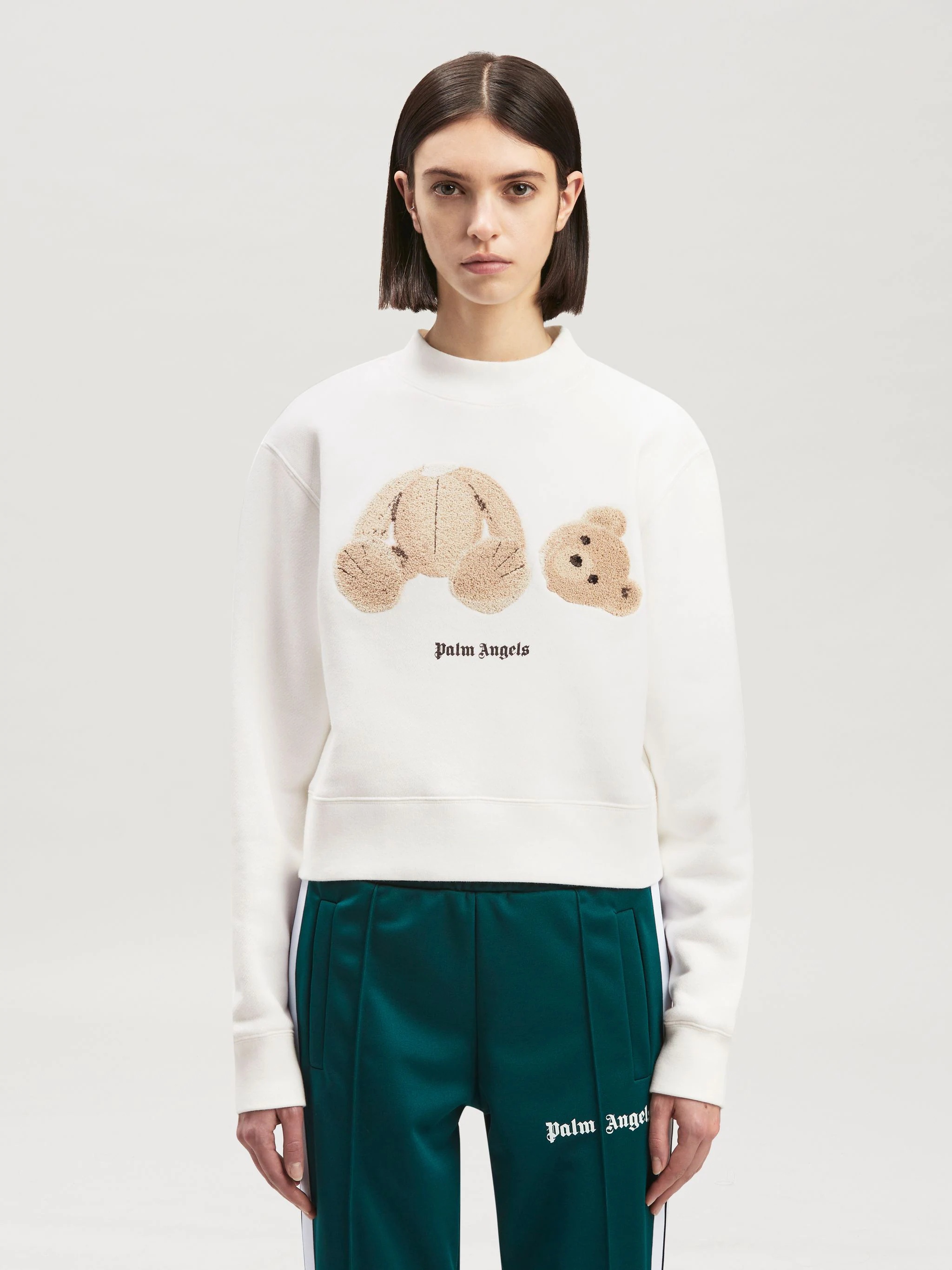 PALM BEAR FITTED CREW SWEATSHIRT - 3