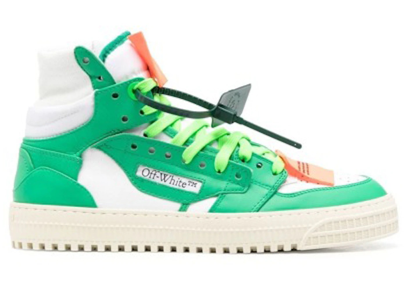 OFF-WHITE 3.0 Off Court High-Top Sneakers Green White - 1