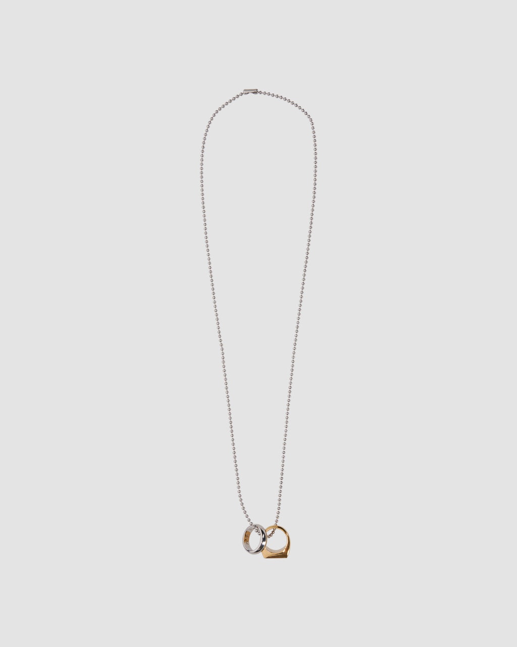 DOUBLE RING NECKLACE - 1