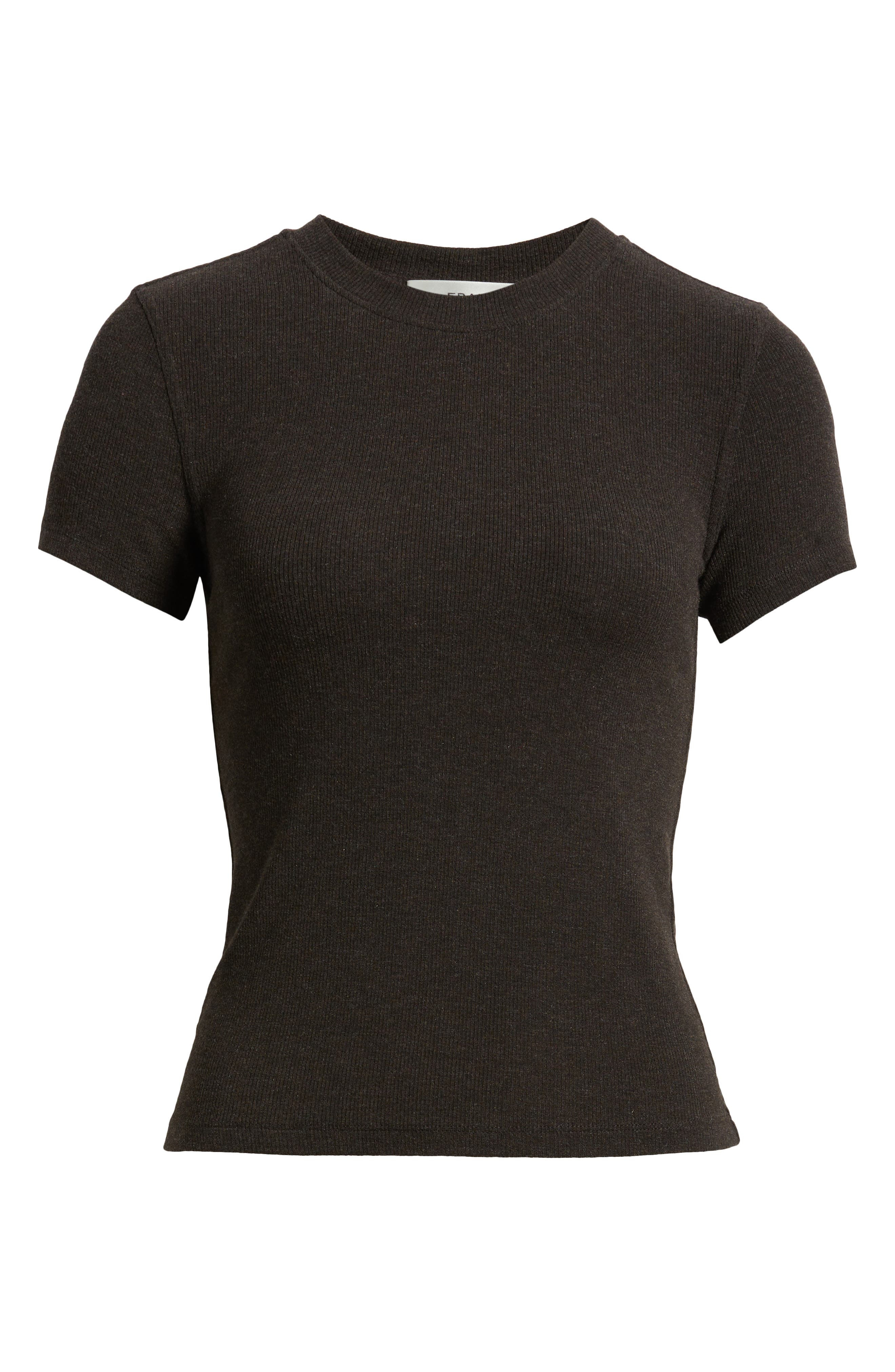 FRAME The Rib Baby T-Shirt in Coffee Heather at Nordstrom - 5