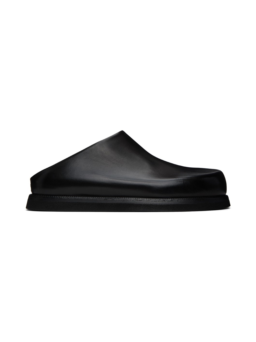 Black Sabot Loafers - 1