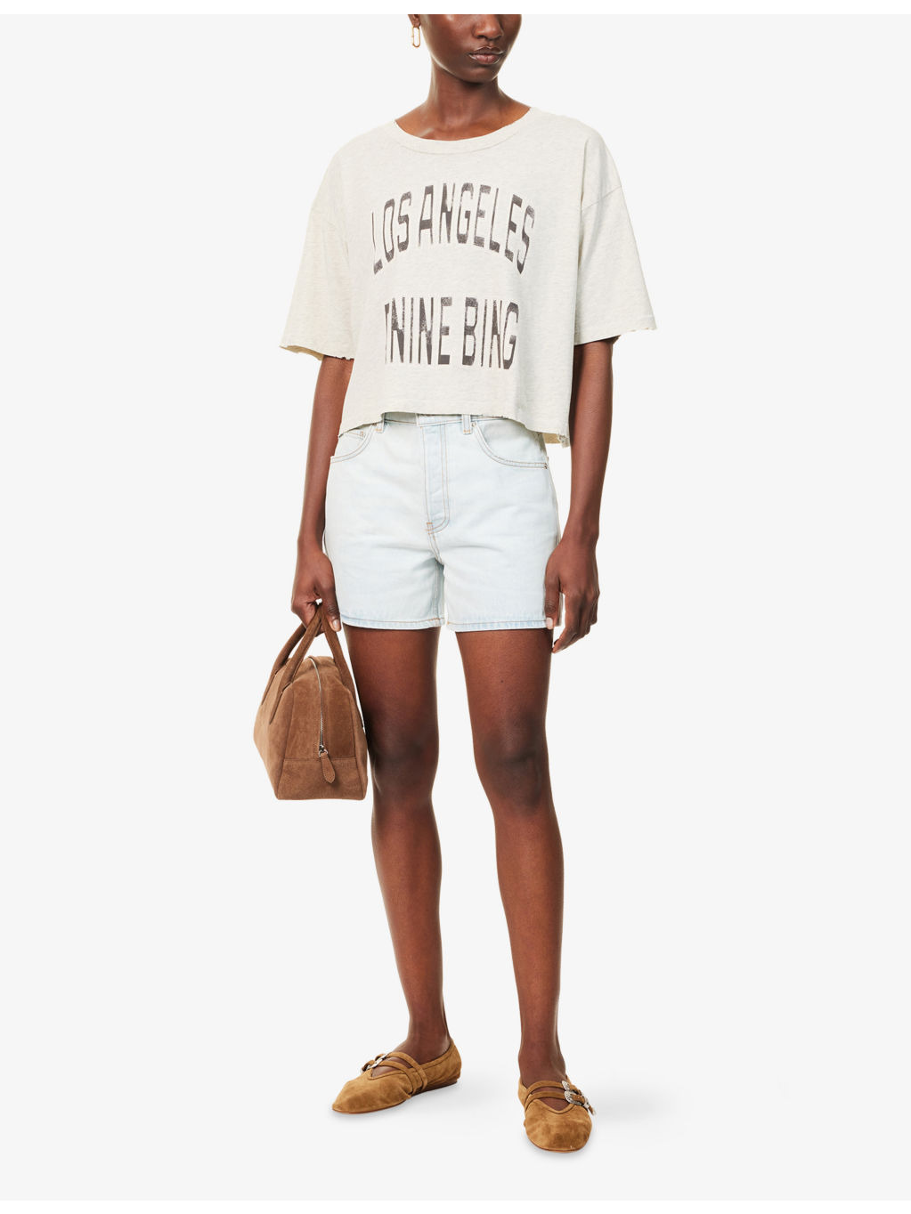 Dalton High-Rise Denim Shorts - 2