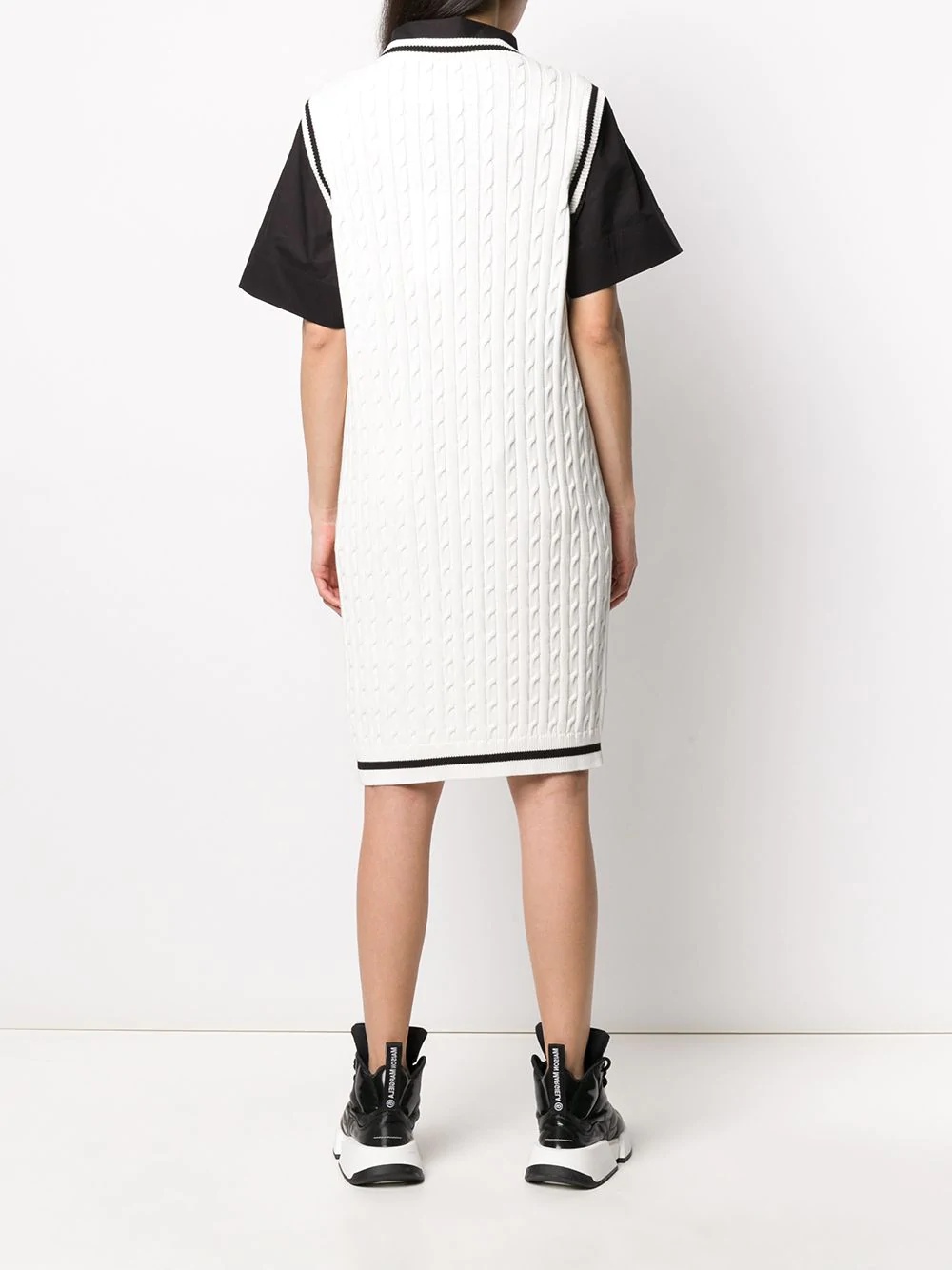 logo knit dress  - 4