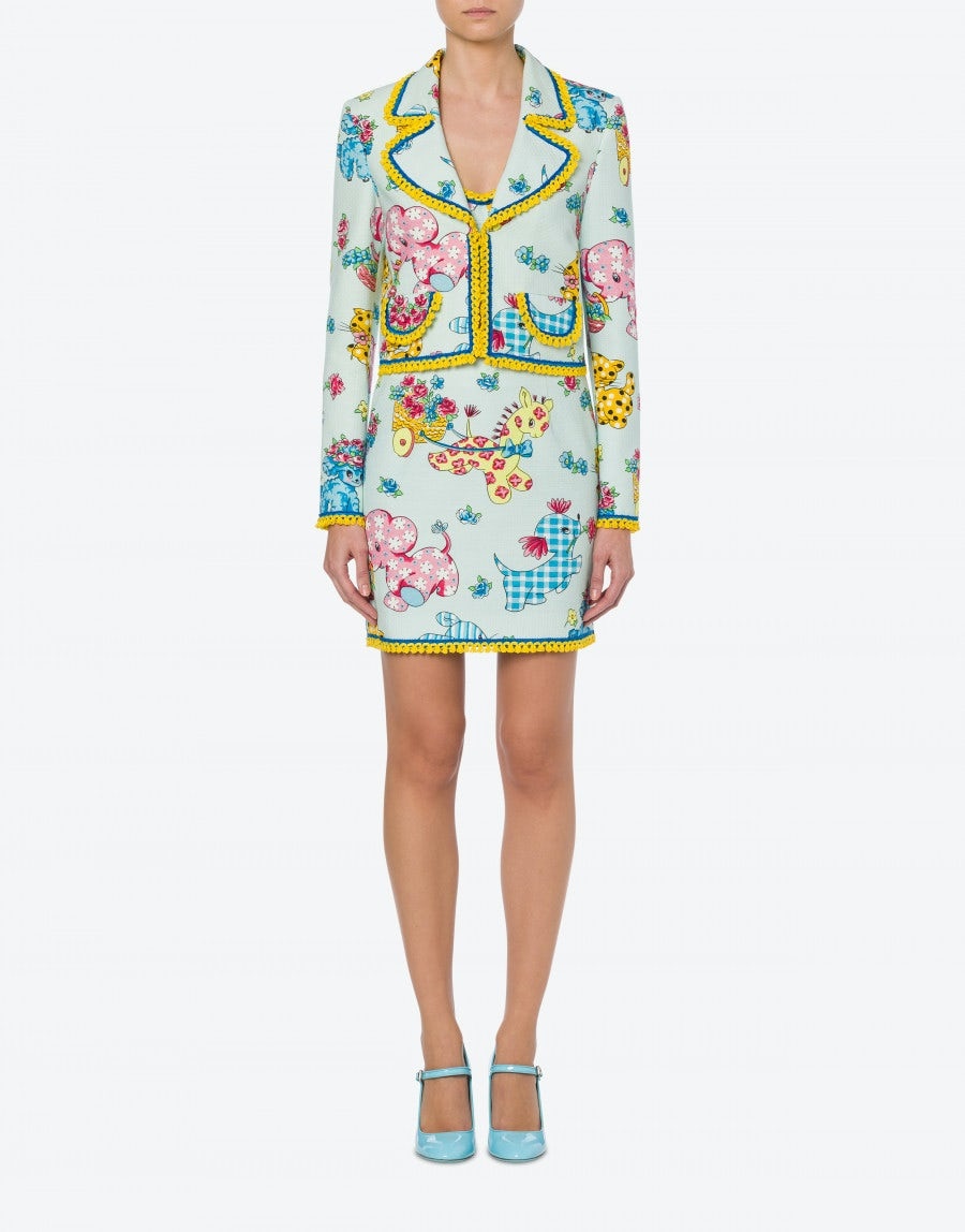 CALICO ANIMALS PIQUET JACKET - 2