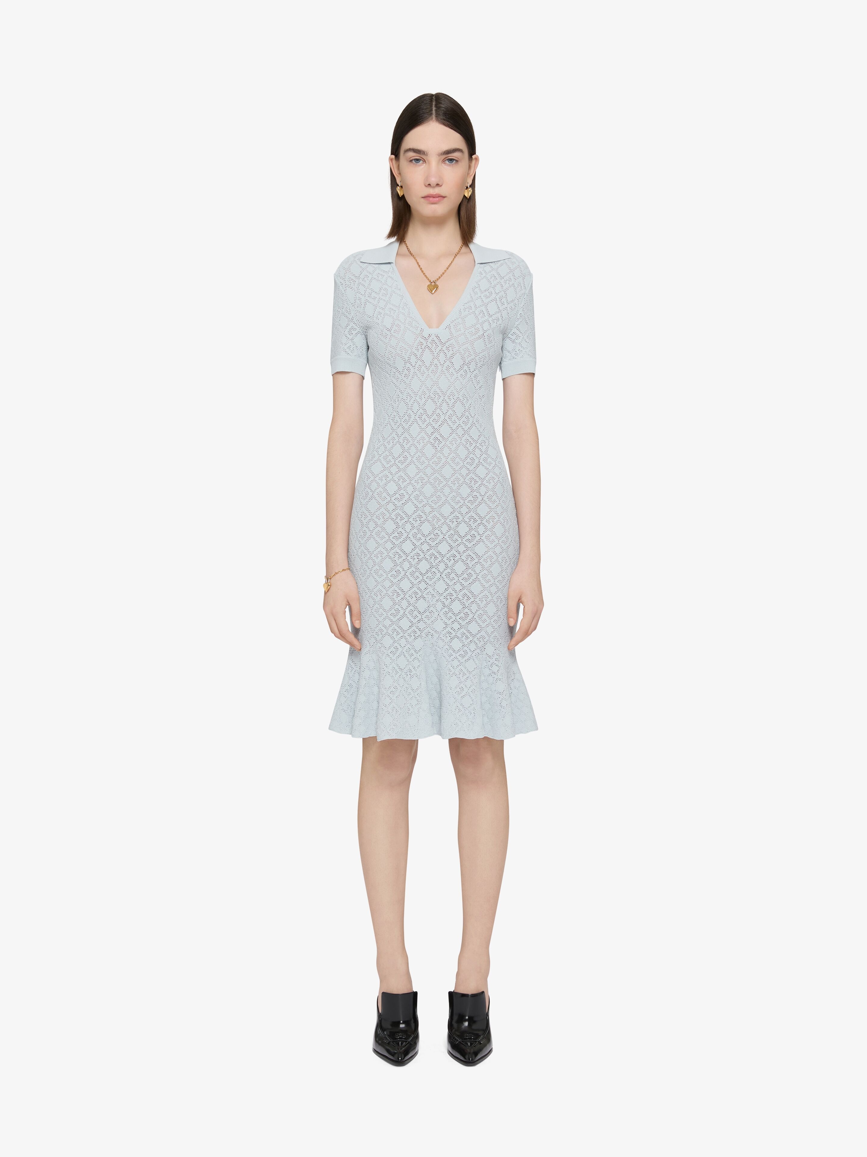 POLO DRESS IN MONOGRAM 72 JACQUARD - 2