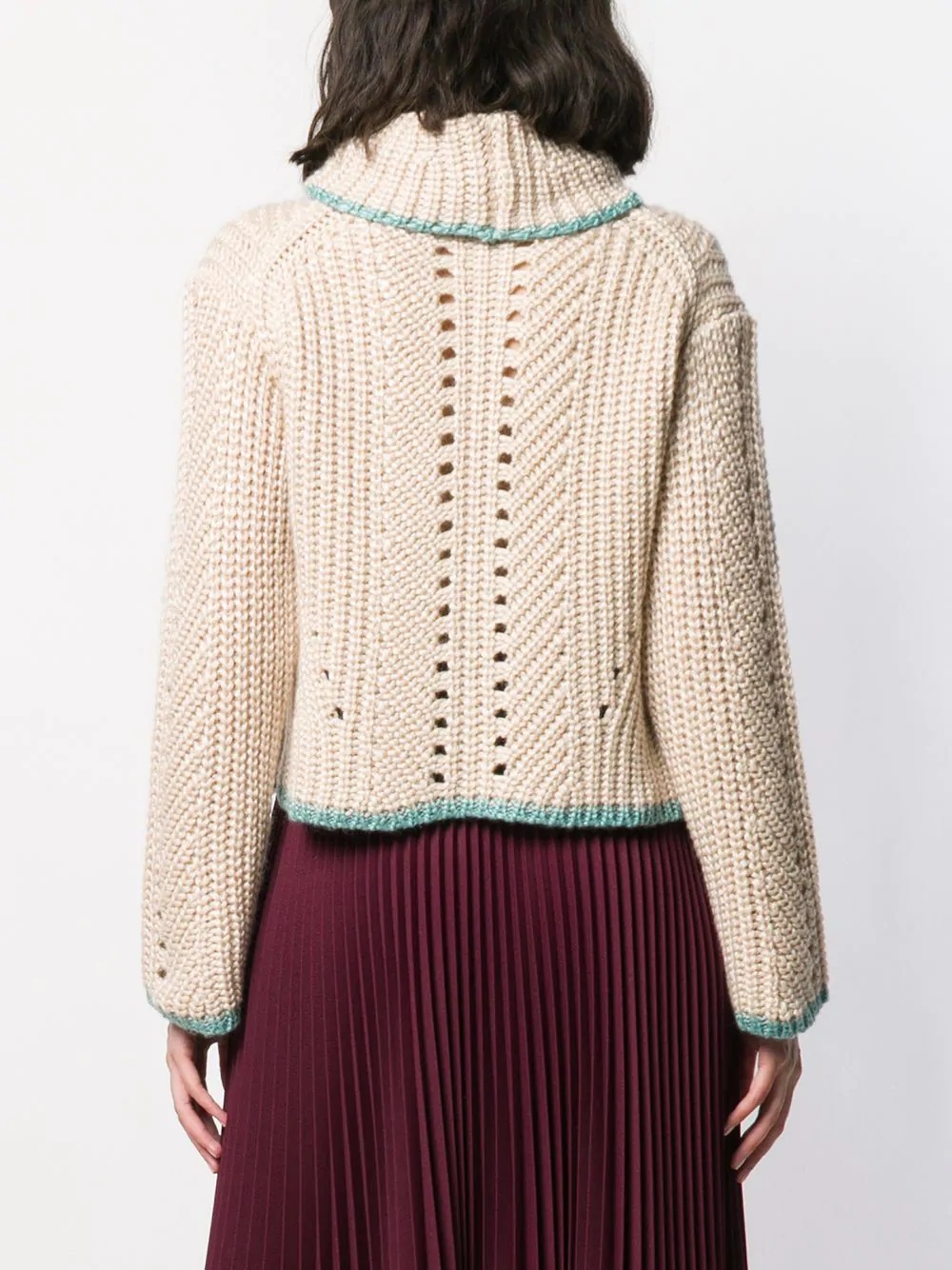 chunky knit sweater - 4