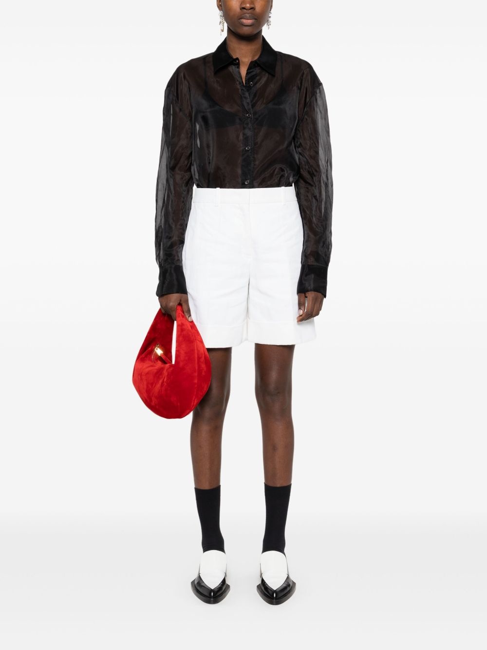 linen shorts - 2