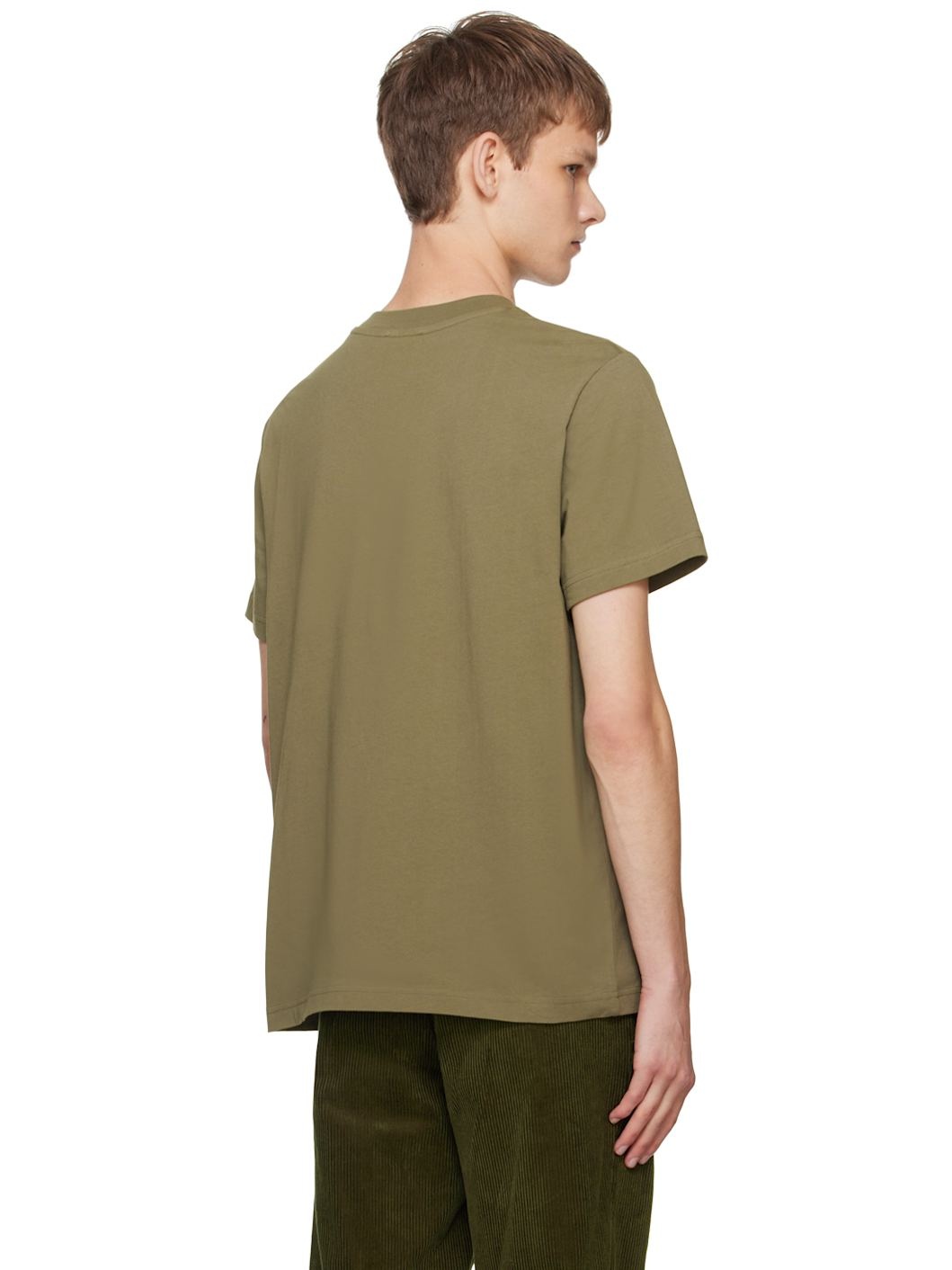 Khaki Standard Grand 'V.P.C.' T-Shirt - 3