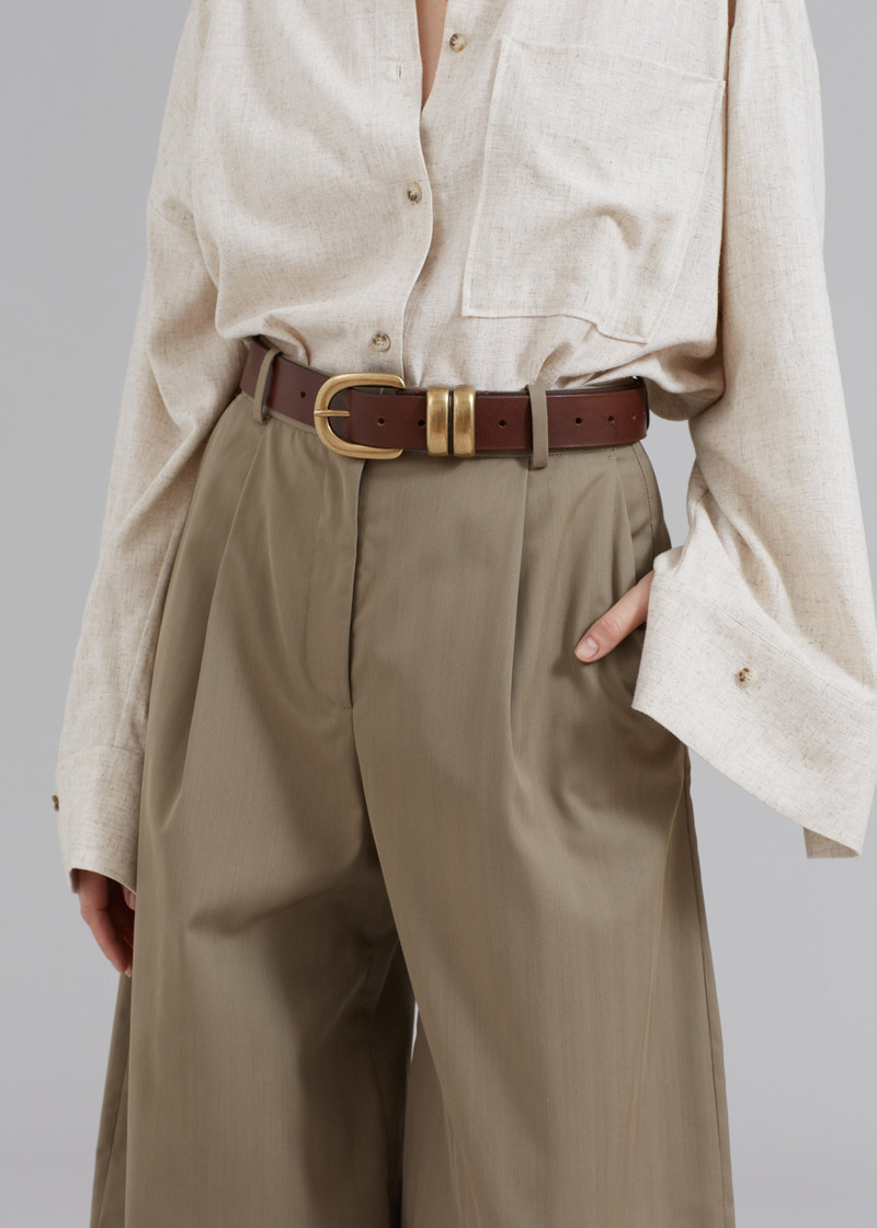 By Malene Birger Zoira Belt - Dark Brown 4