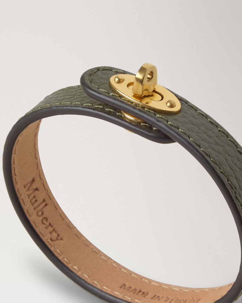 Mulberry Bayswater Thin Bracelet
Juniper Green Small Classic Grain & Brass outlook