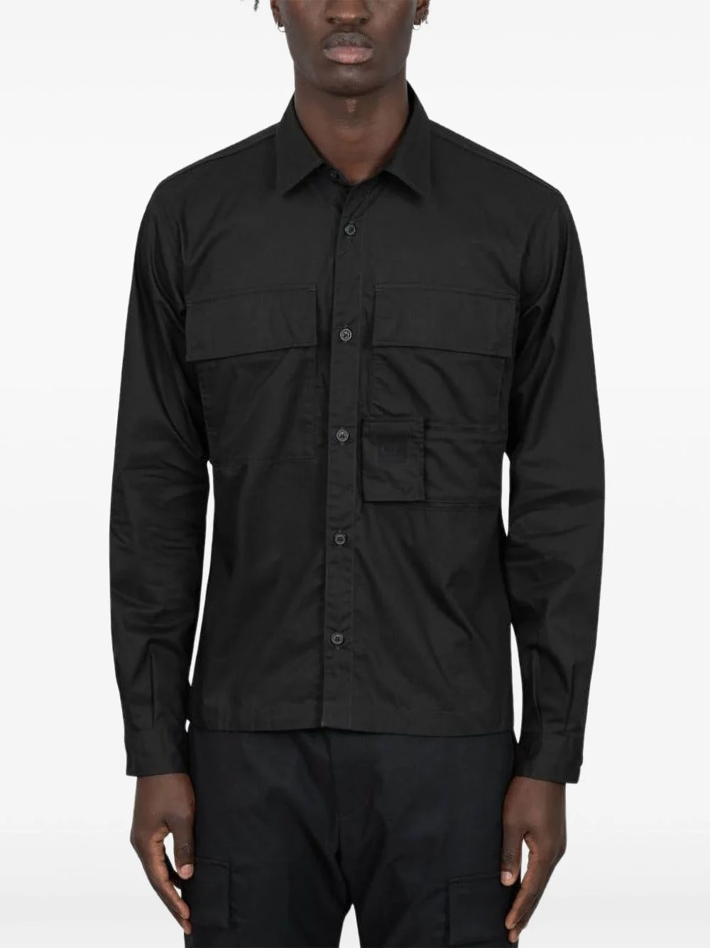 multi-pockets shirt - 1
