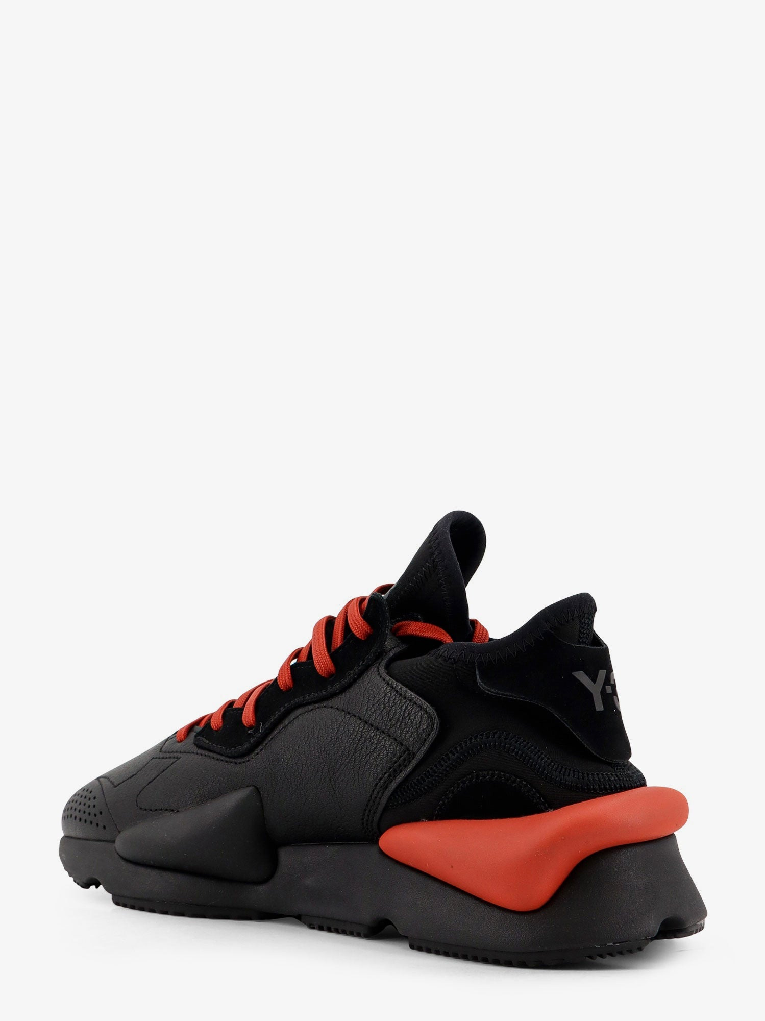 Adidas Y-3 Y-3 Kaiwa Leather And Neoprene Sneakers - 3