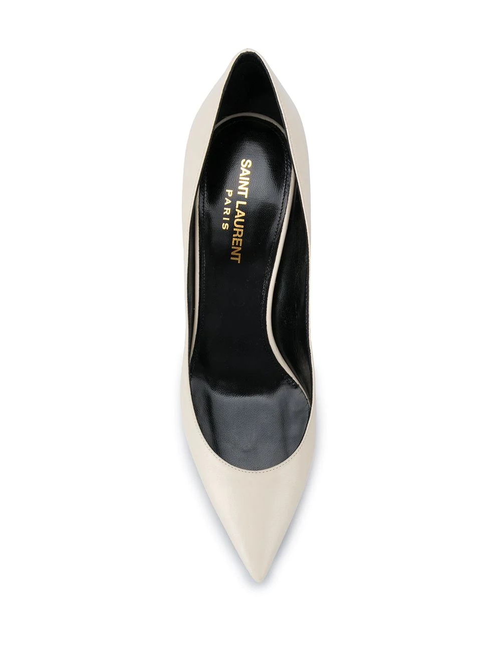 pointed-toe leather pumps - 4