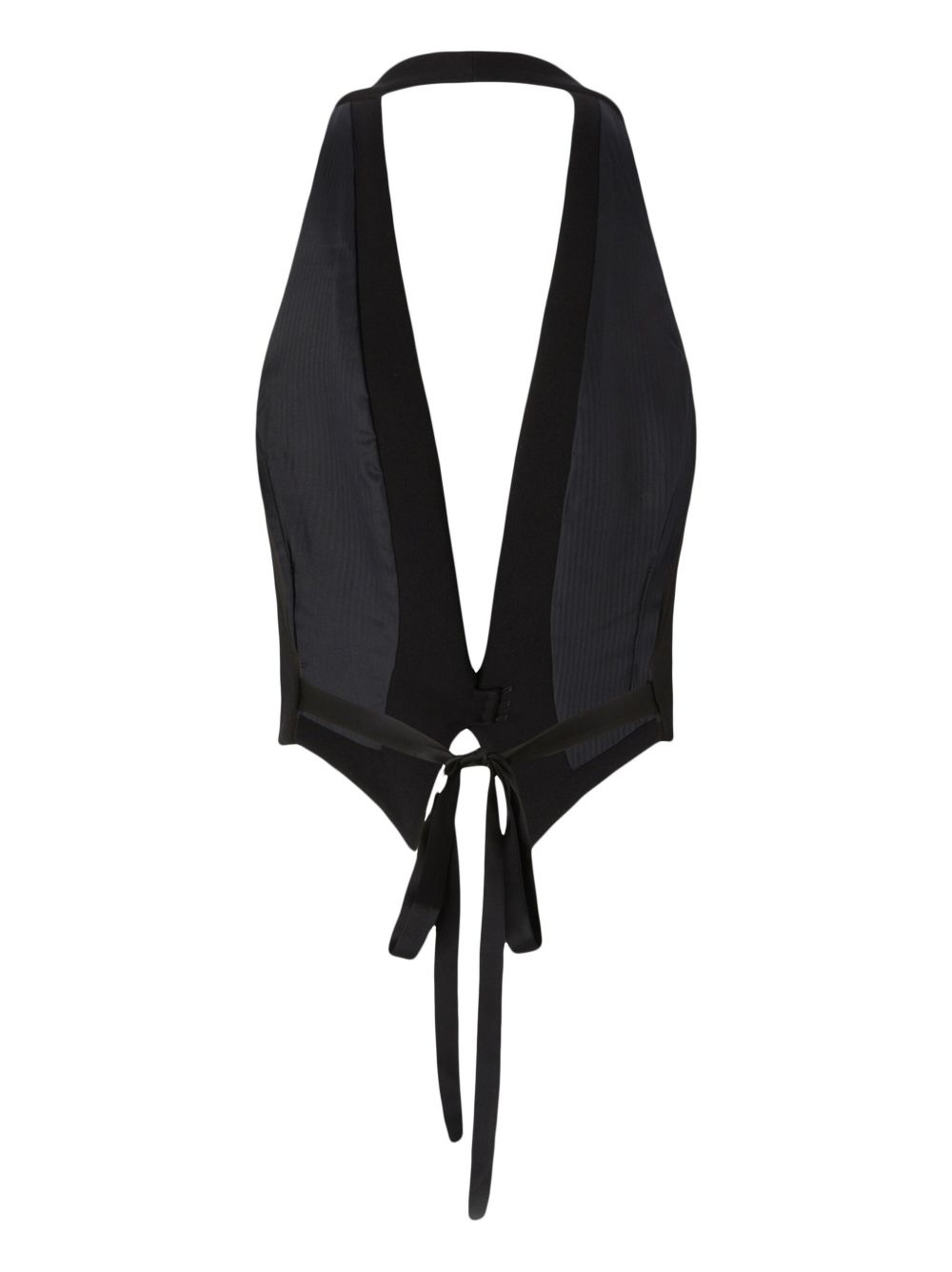 rear-tied vest - 2
