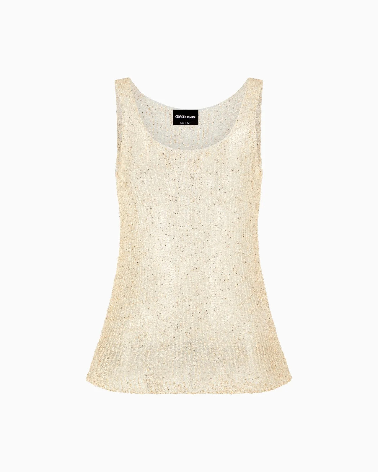 LUREX KNIT TOP WITH SEQUINS - 1