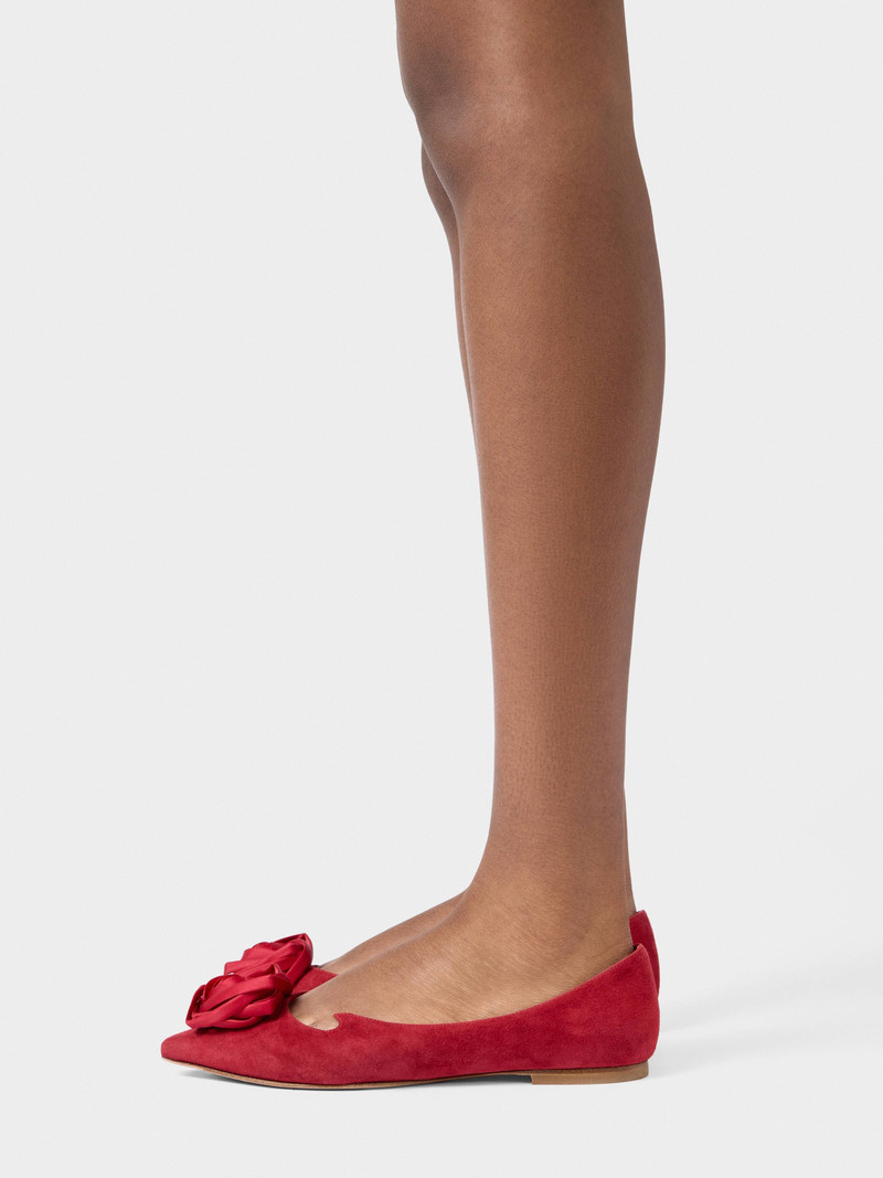 Roger Vivier Rose Vivier Ballerinas in suede outlook