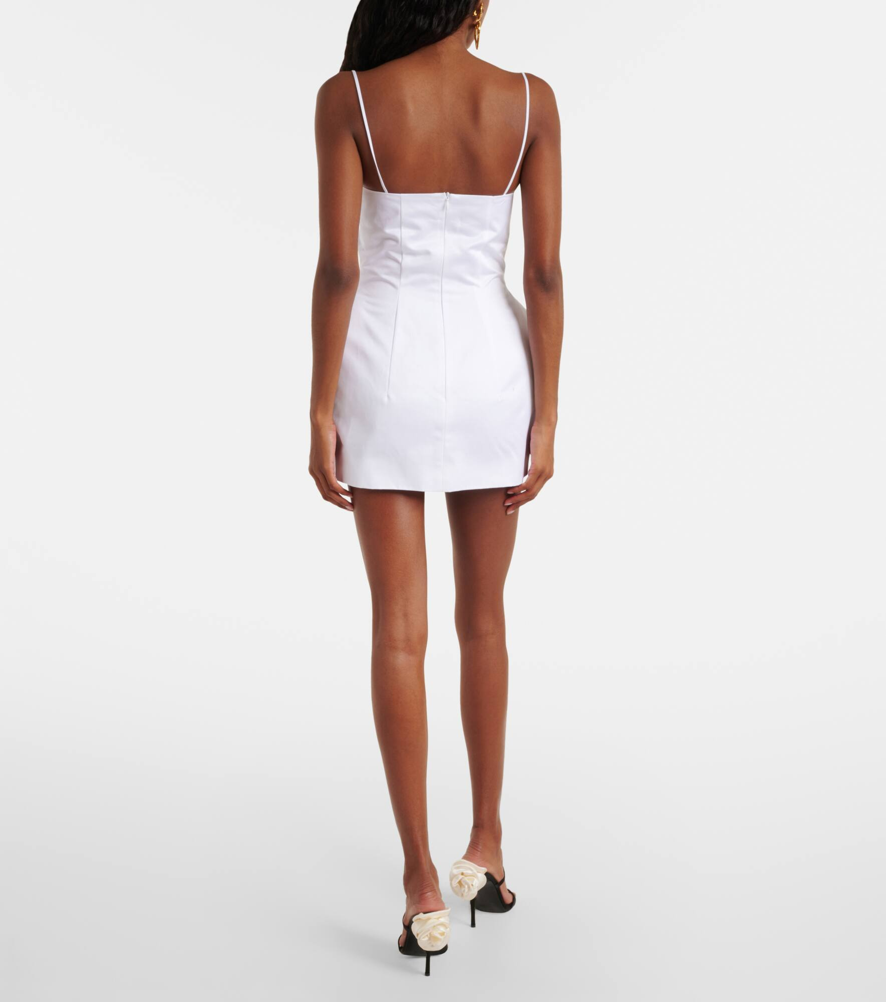 Cotton bustier minidress - 3