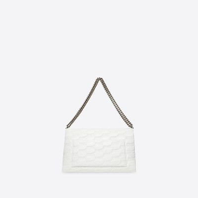 BALENCIAGA Women's Triplet Xl Bag Bb Monogram in White outlook