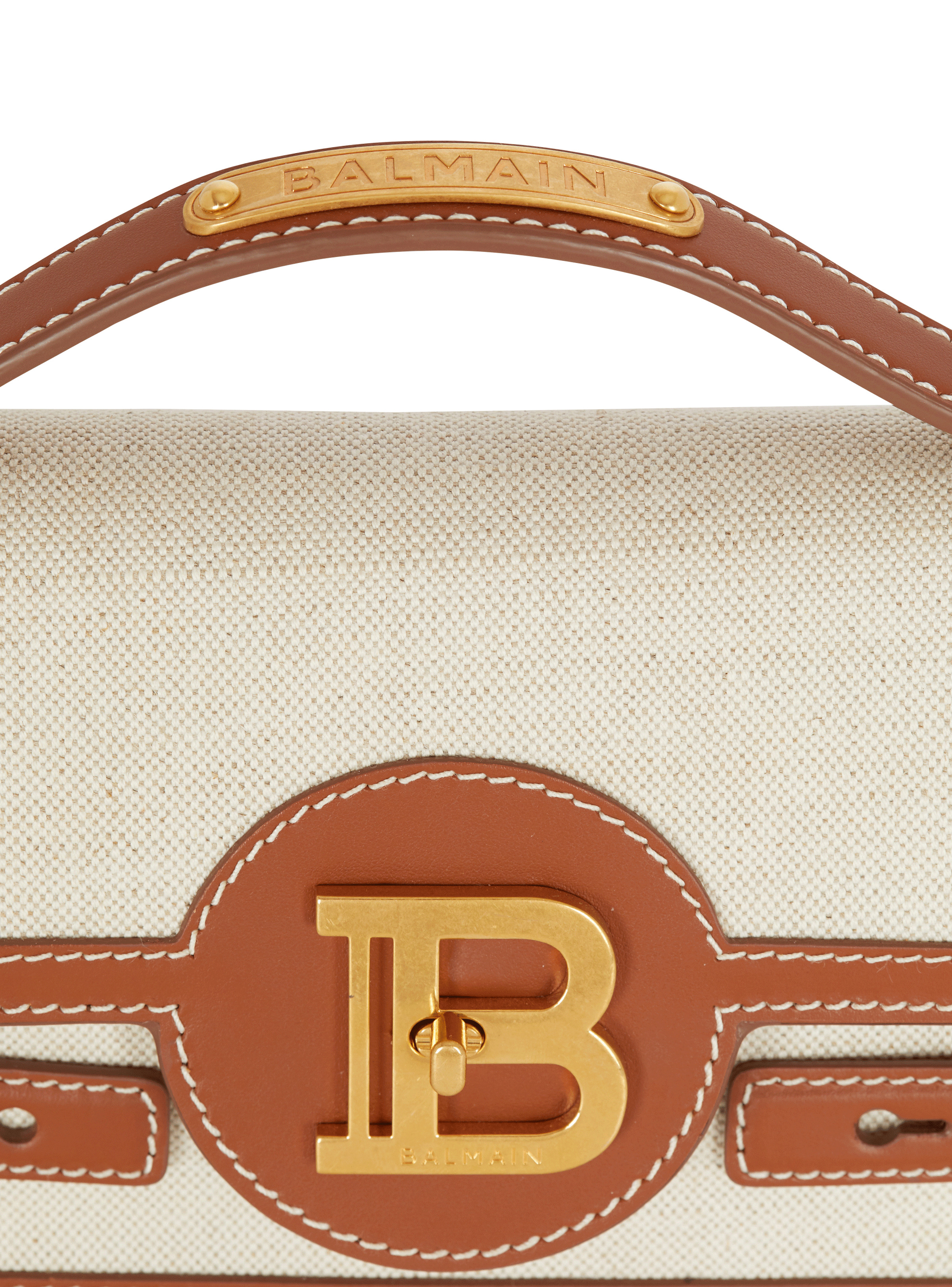 B-Buzz 24 canvas and leather bag - 7