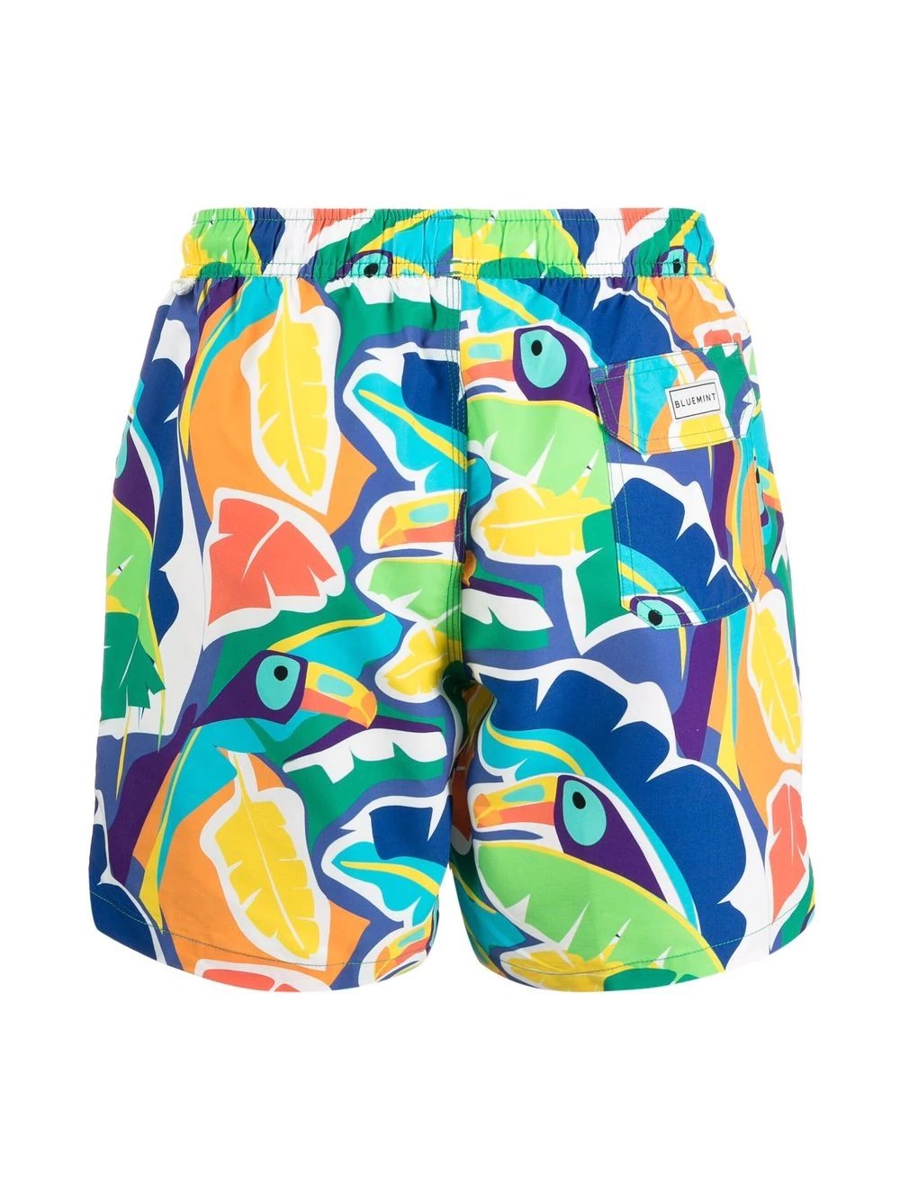 toucan print swim shorts - 2