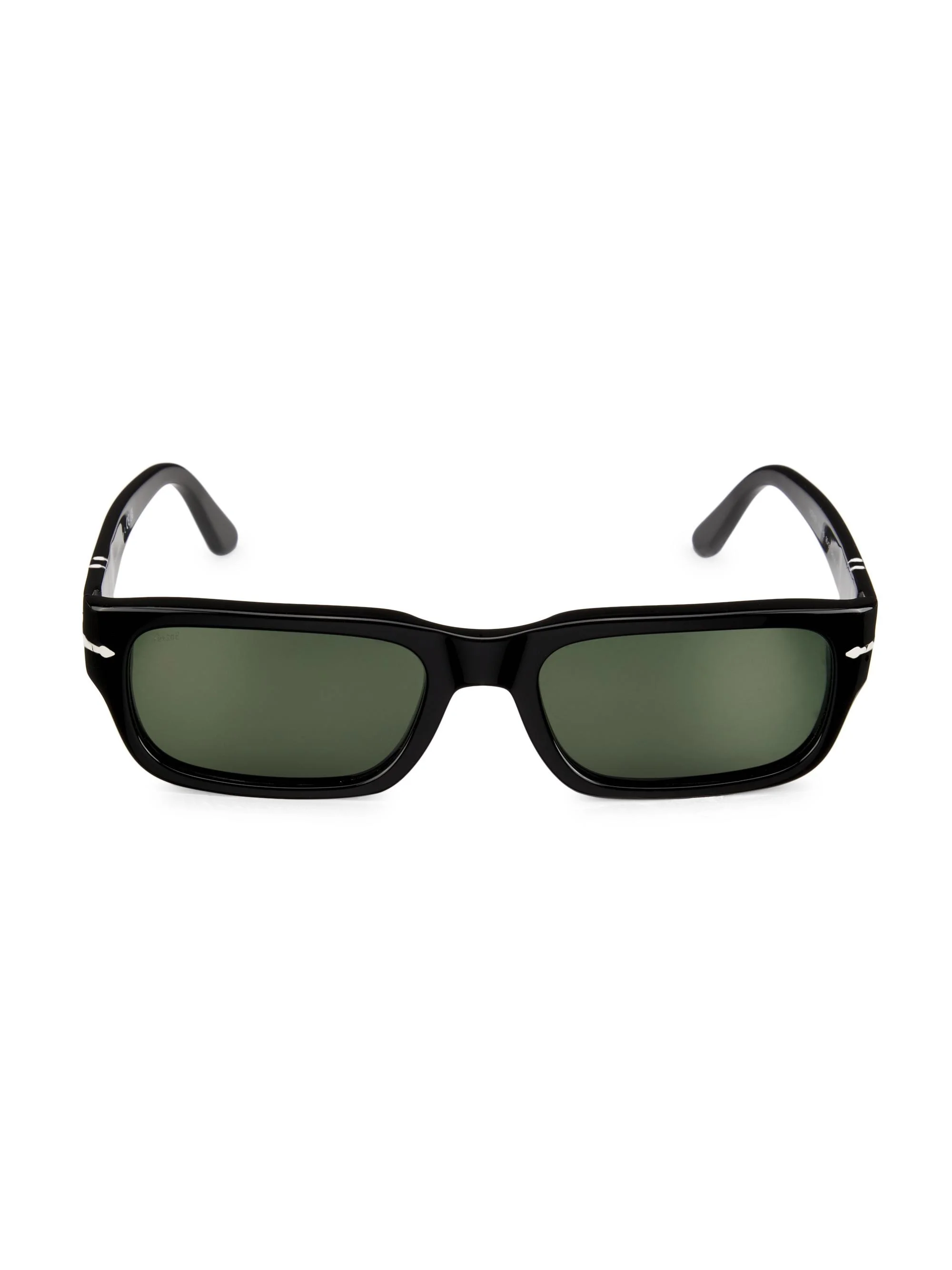 Men's Adrien 58MM Rectangular Sunglasses - Black Dark Grey - 1
