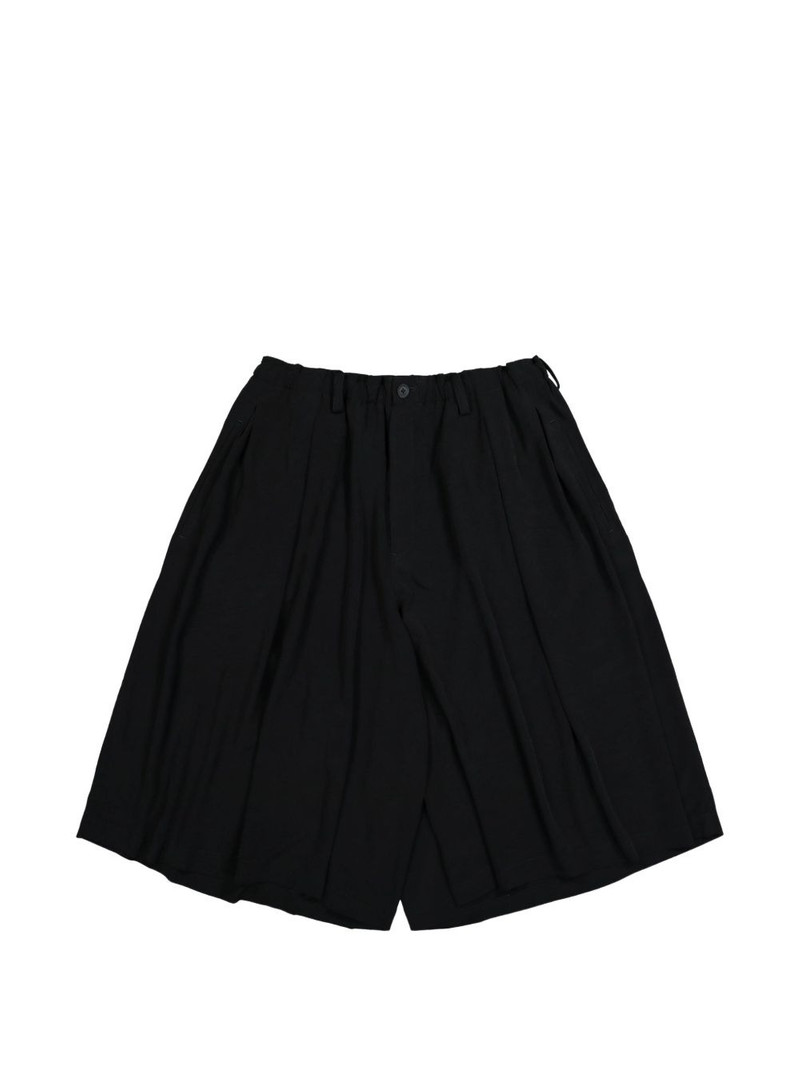 pleated tailored shorts 1