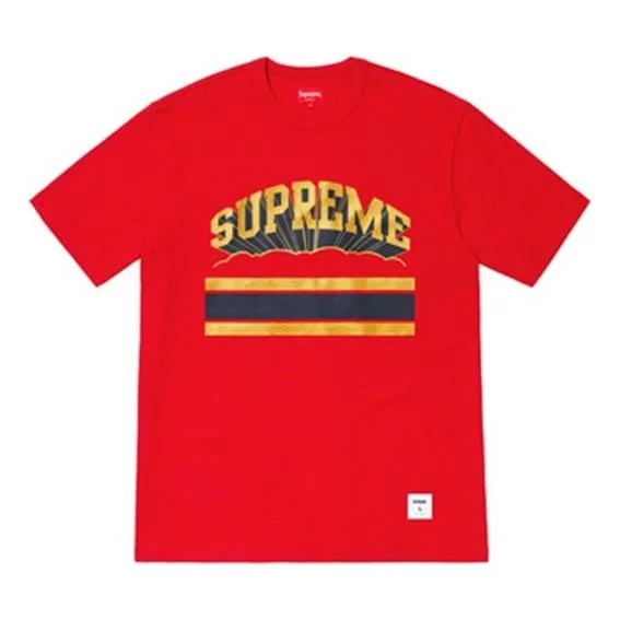 Supreme SS19 Cloud Arc Tee Red 3D clouds Large Logo Short Sleeve Unisex SUP-SS19-323 - 1