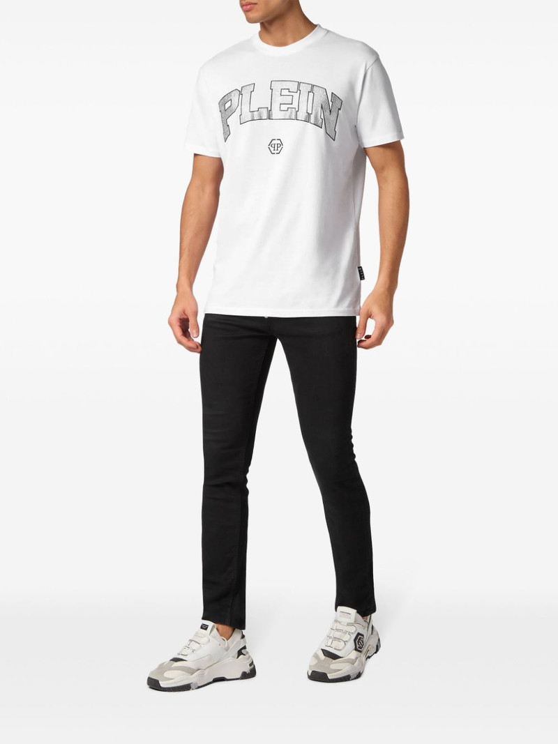 PHILIPP PLEIN logo-embellished cotton T-shirt outlook