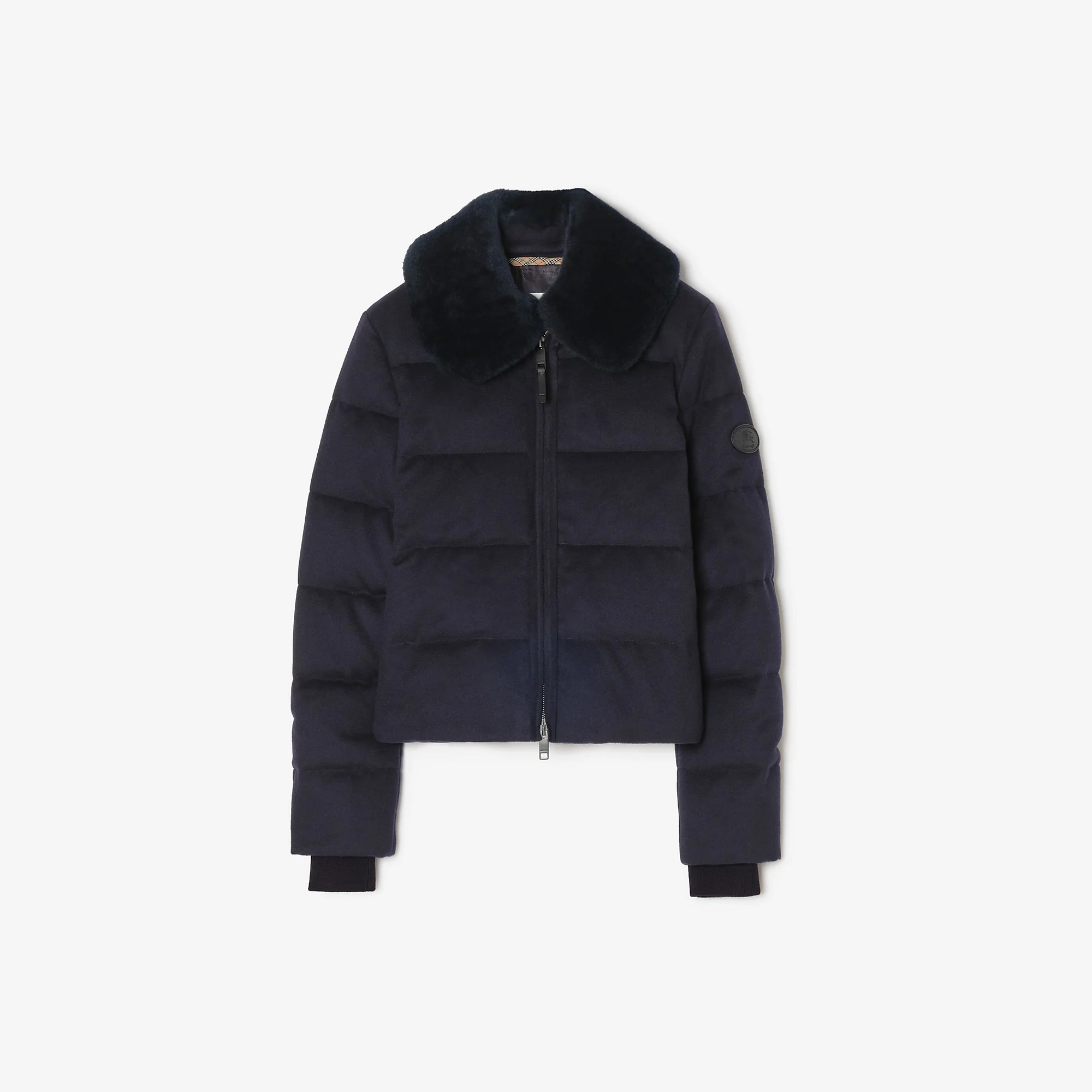 Cropped Cashmere Latimer Puffer Jacket - 1