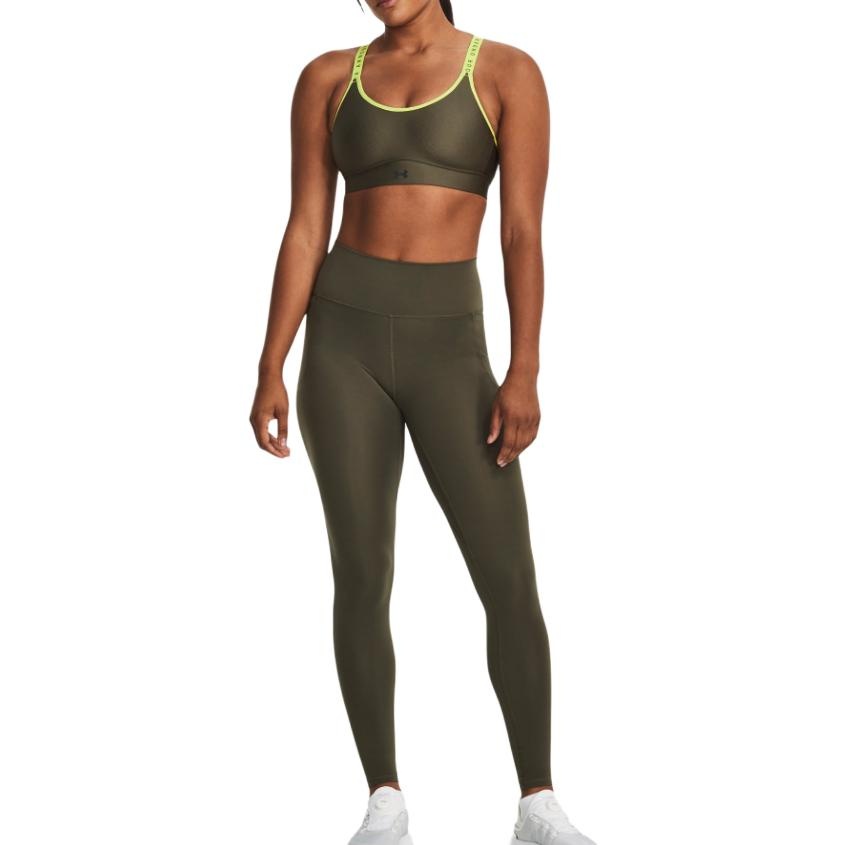 (WMNS) Under Armour Meridian Leggings 'Olive Green' 1382522-390 - 3