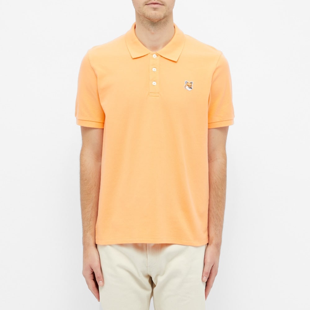 Maison Kitsuné Fox Head Patch Polo - 4