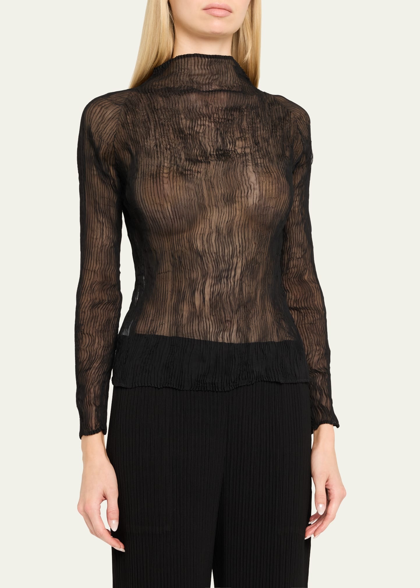 Chiffon Twist Bk Wt 56 Top - 4