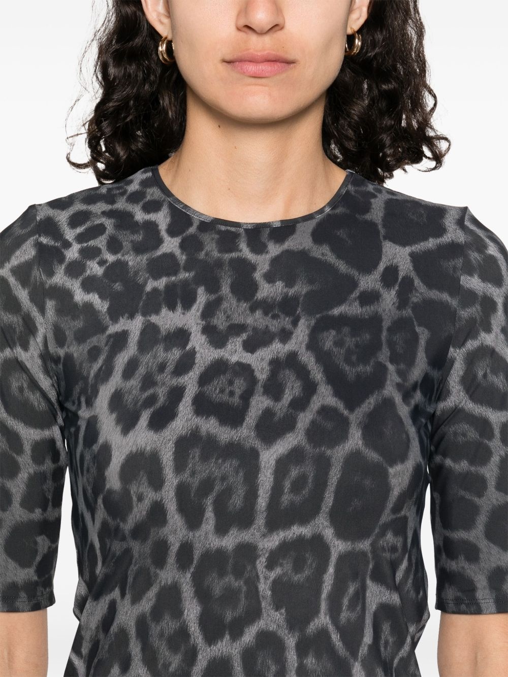 Stella McCartney leopard-print T-shirt | REVERSIBLE