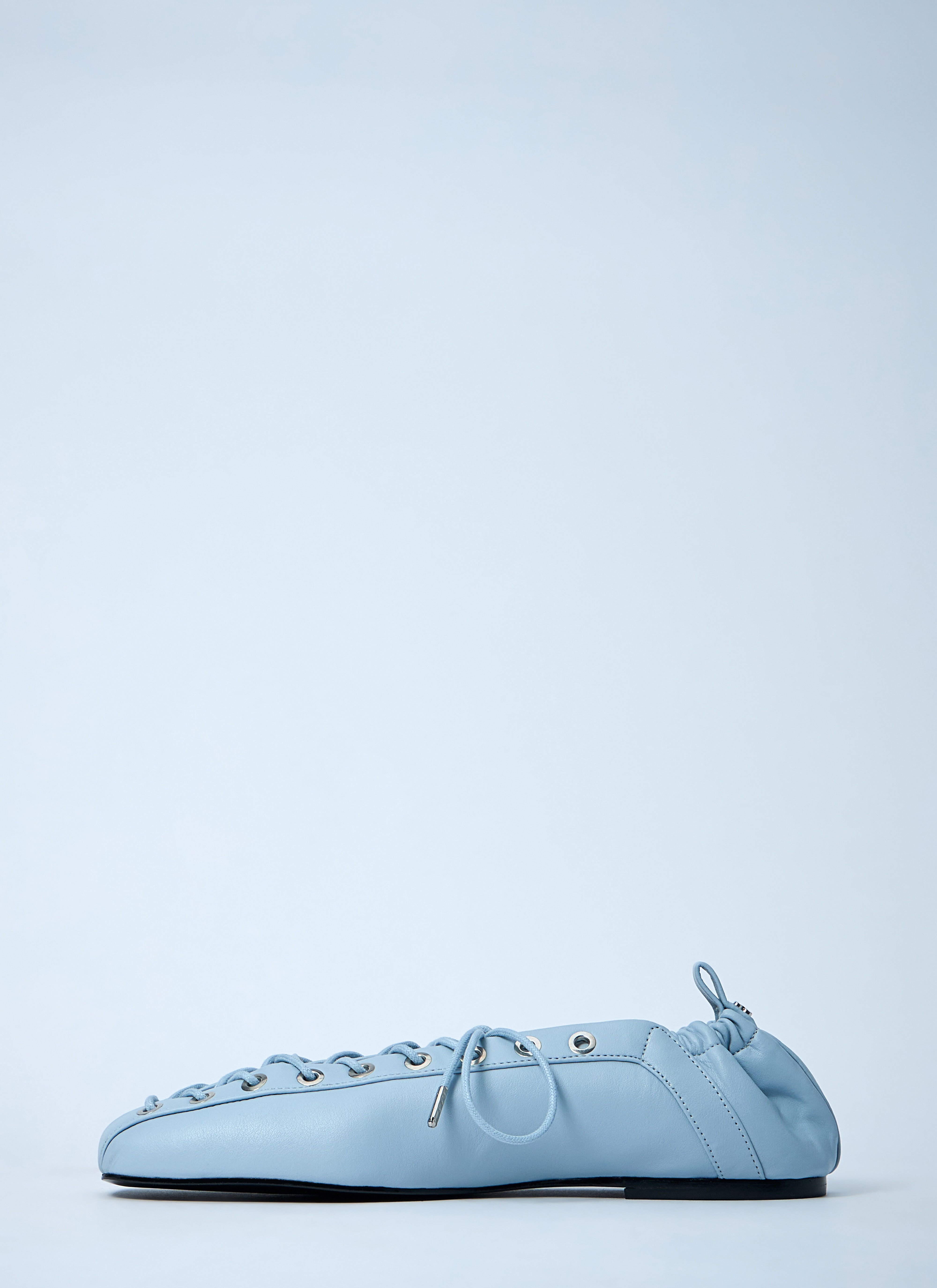 Eyelets Lace Up Ballerina - 4
