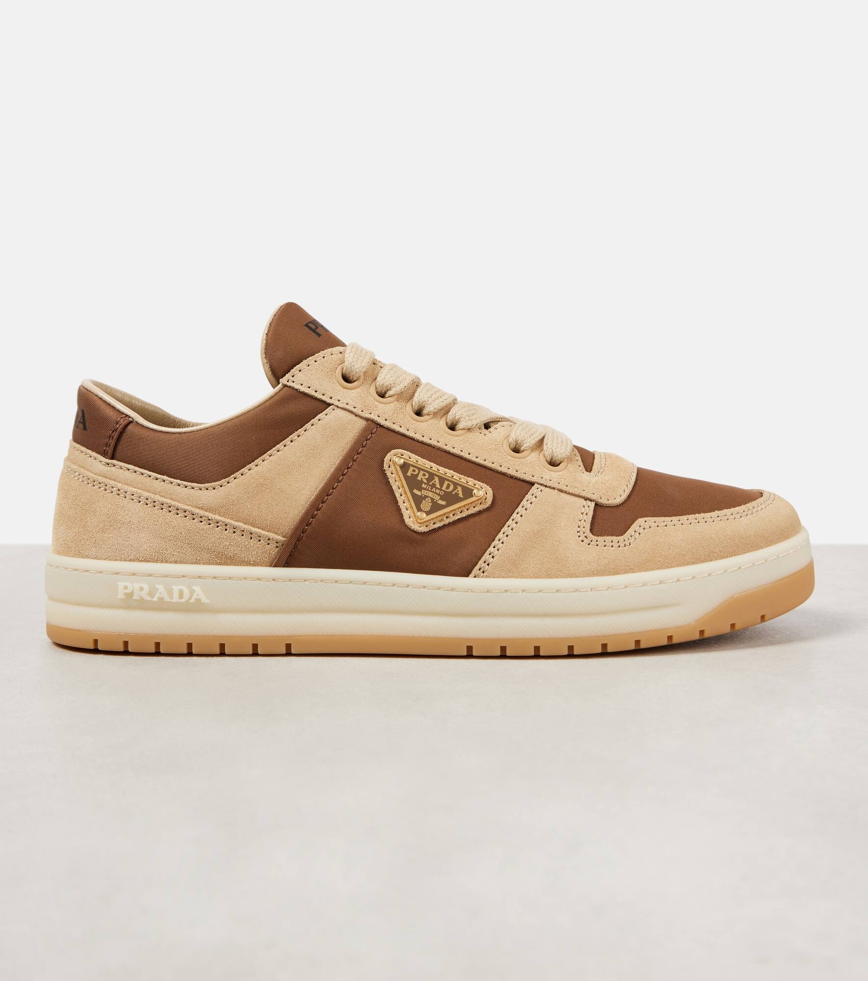 Downtown Re-Nylon and suede sneakers - 5
