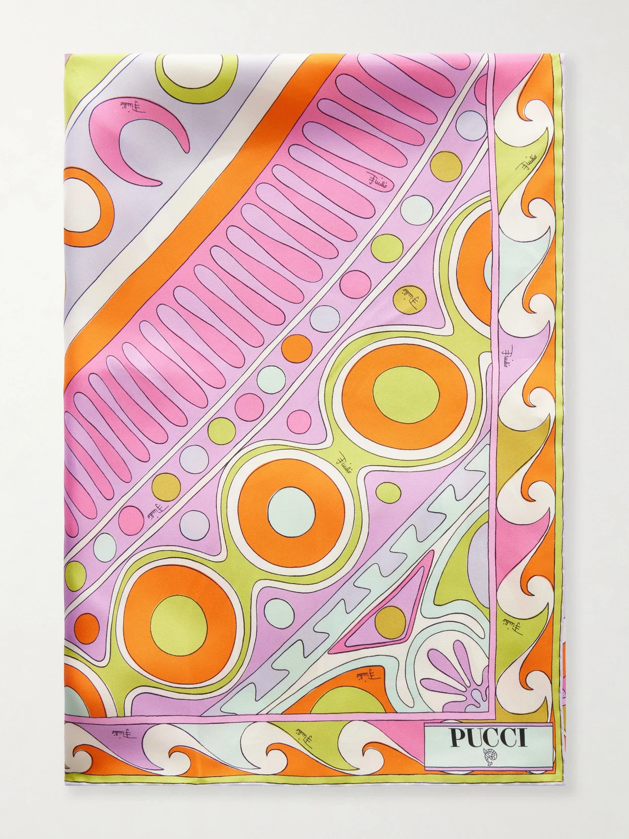 Printed Silk-twill Scarf - 1