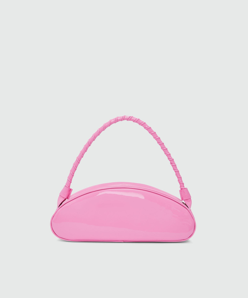MSGM Pink patent leather MSGM handbag outlook