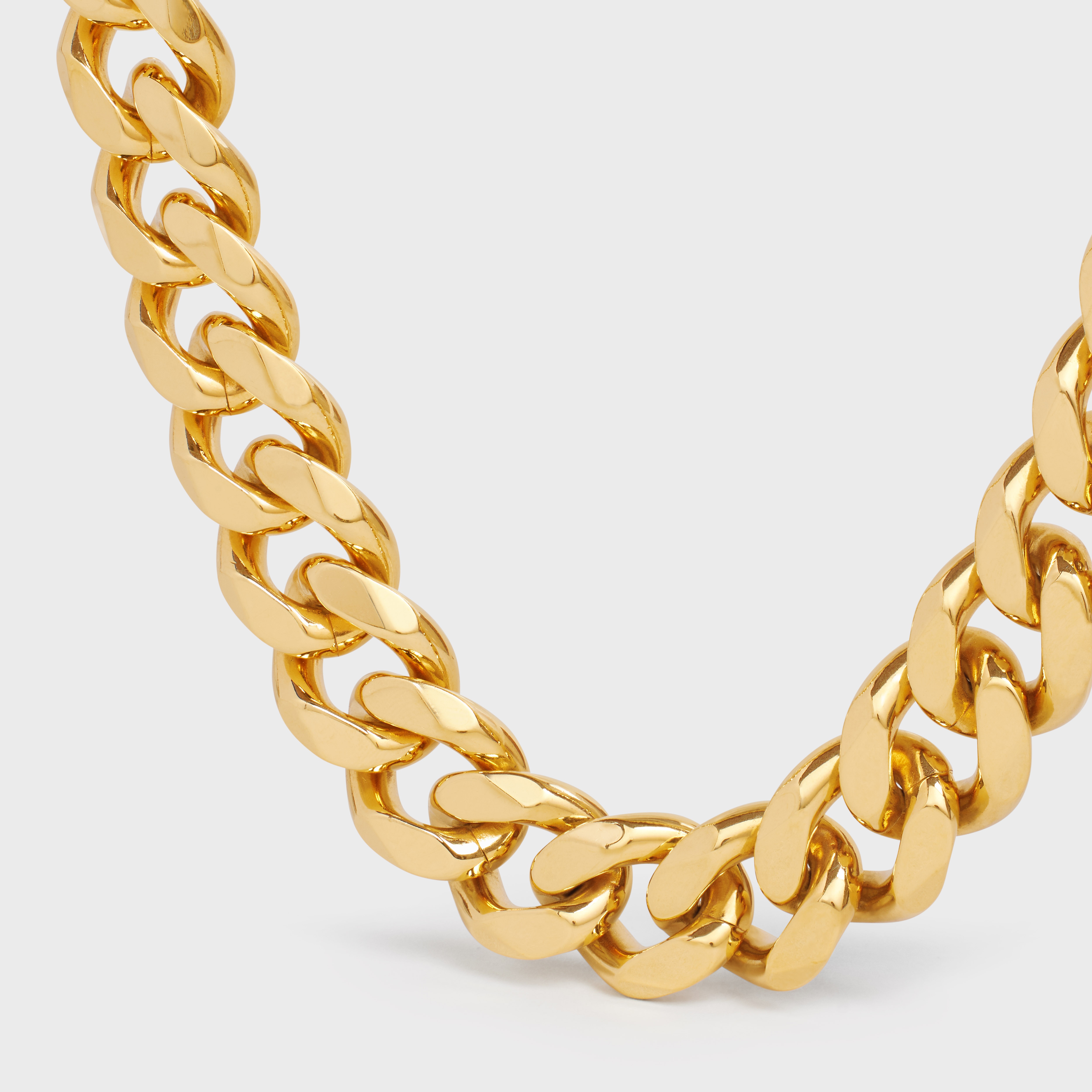 Maillon Celine Necklace in Brass with Gold Finish - 3