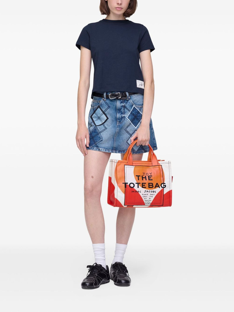 Marc Jacobs flower-print cotton T-shirt outlook