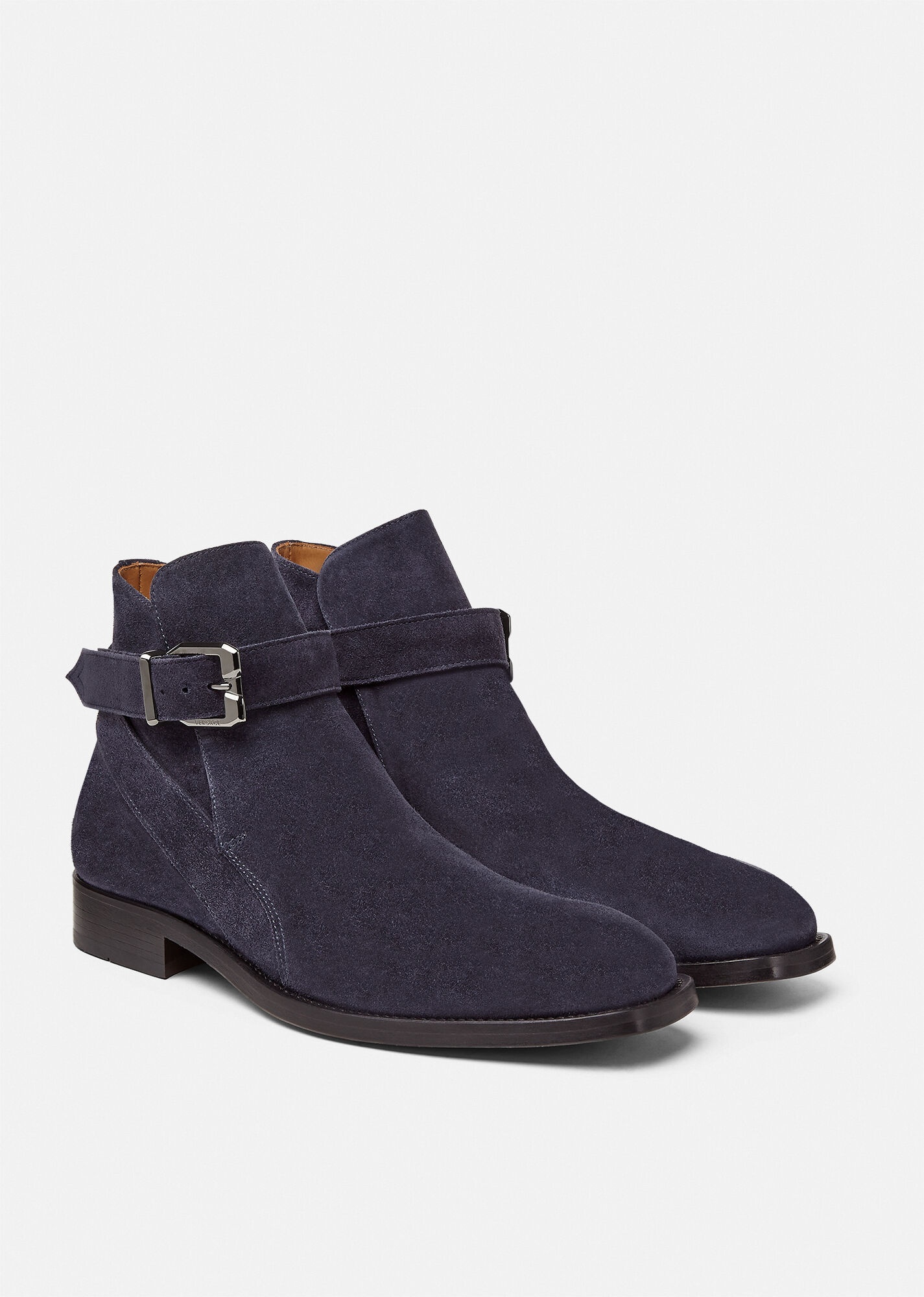 Suede Ankle Boots - 4