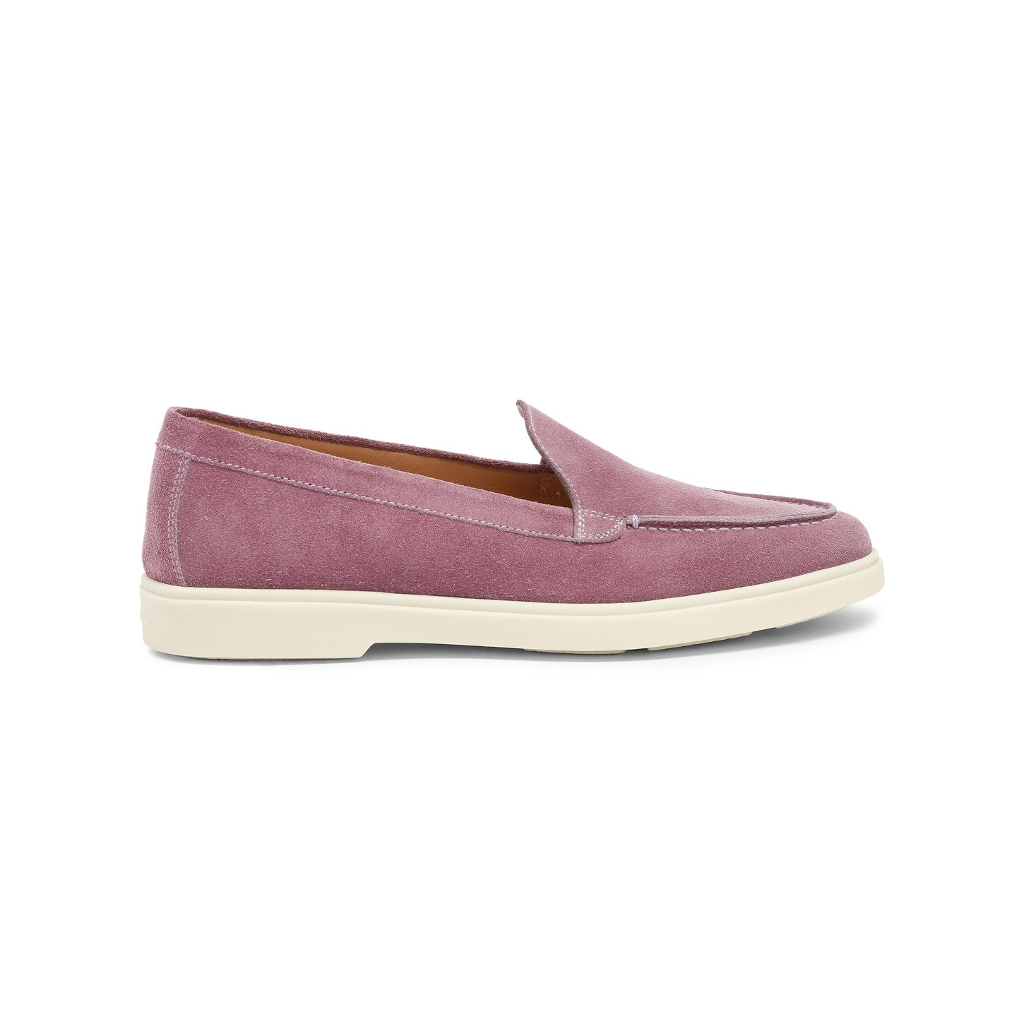 Women's purple suede loafer - 1