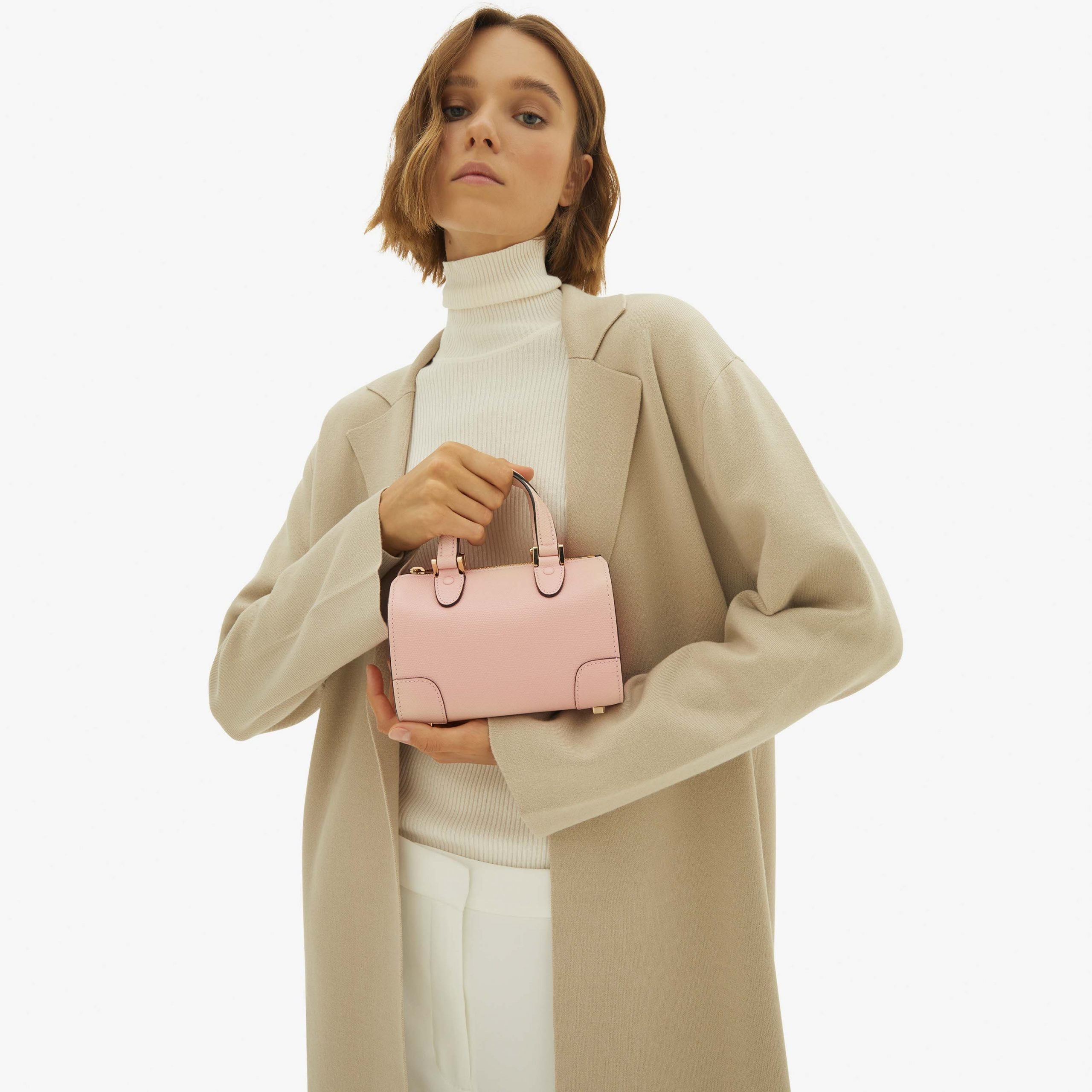 Valextra Valextra – Babila Crossbody Micro Bag Peonia - WBBB 