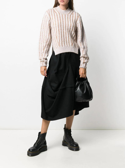 Comme des Garçons Comme des Garçons high waisted draped skirt outlook