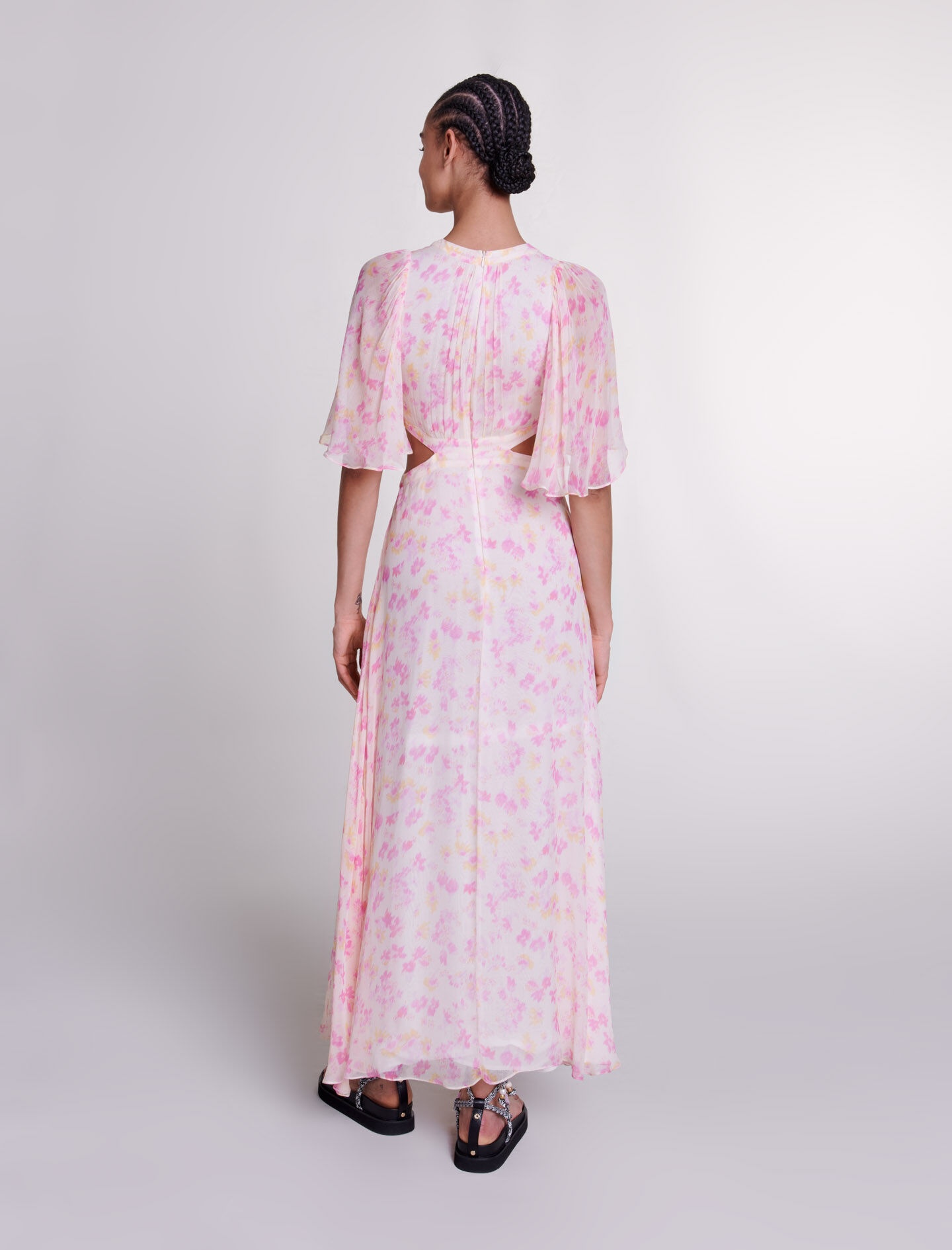 Floral print maxi dress - 5