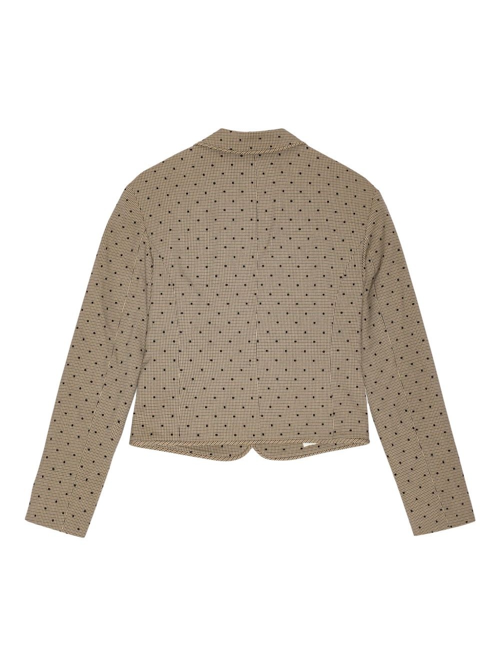 polka dot-print blazer - 6