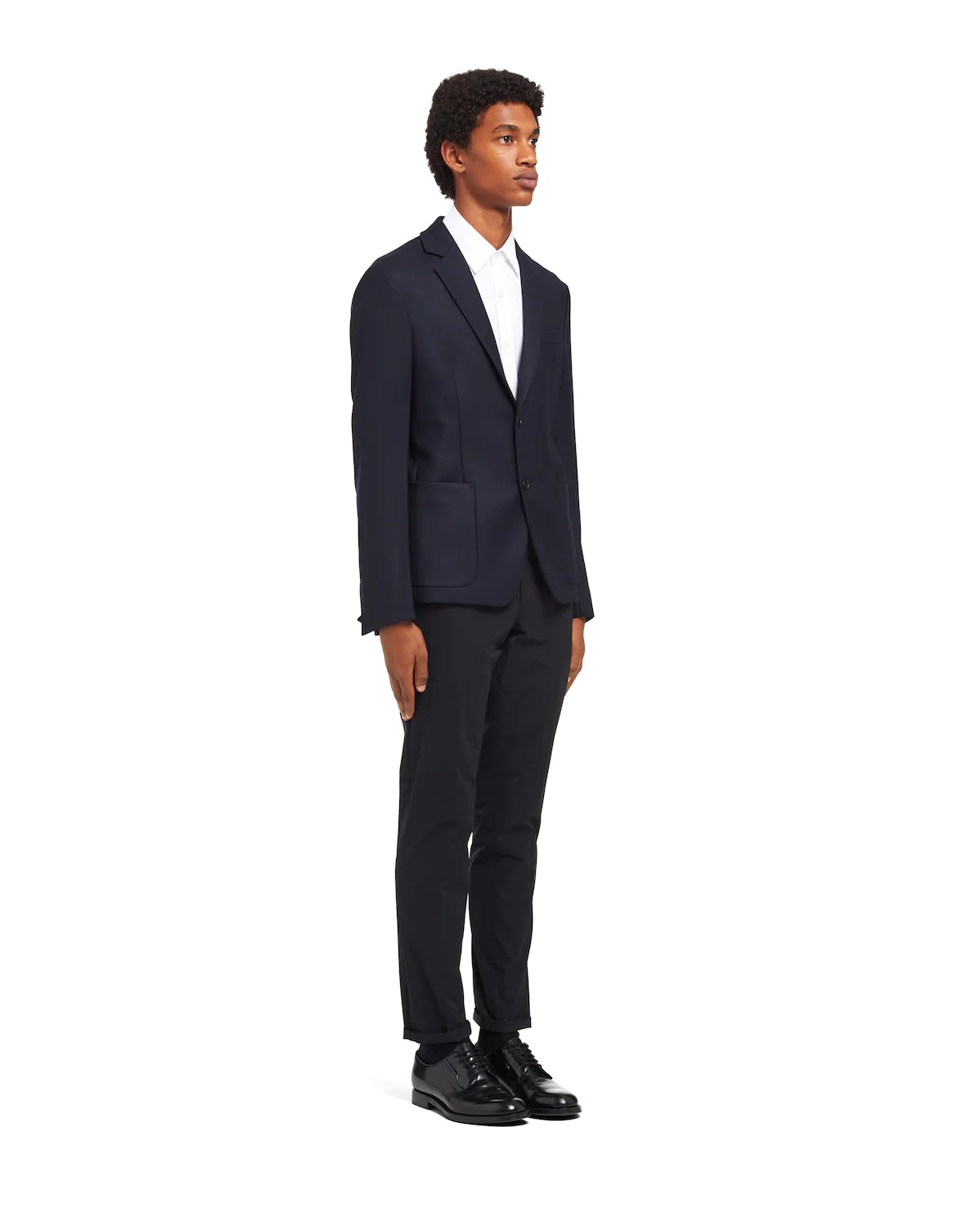 Single-breasted wool jacket - 3