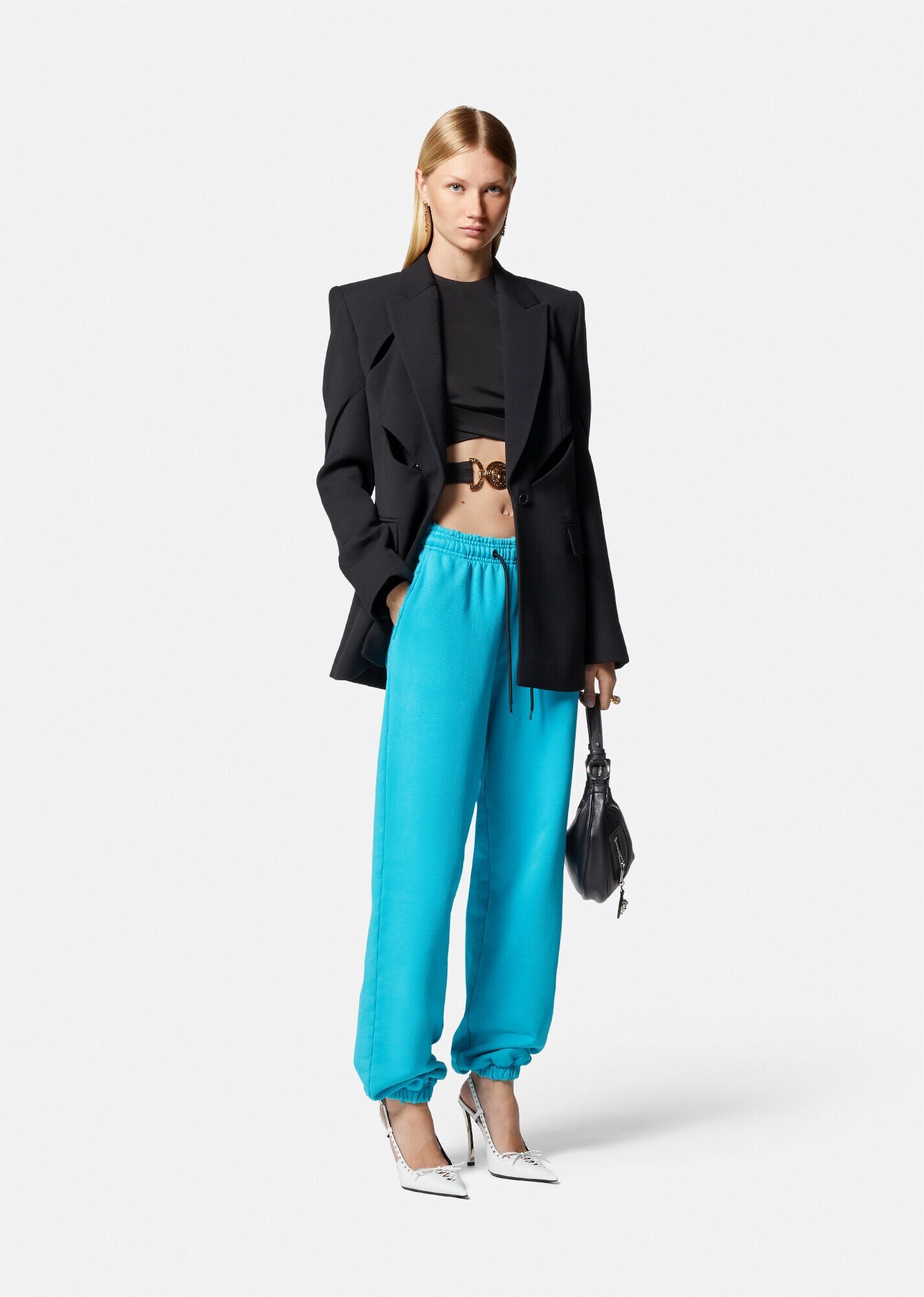 Slashed Single-Breasted Blazer - 2