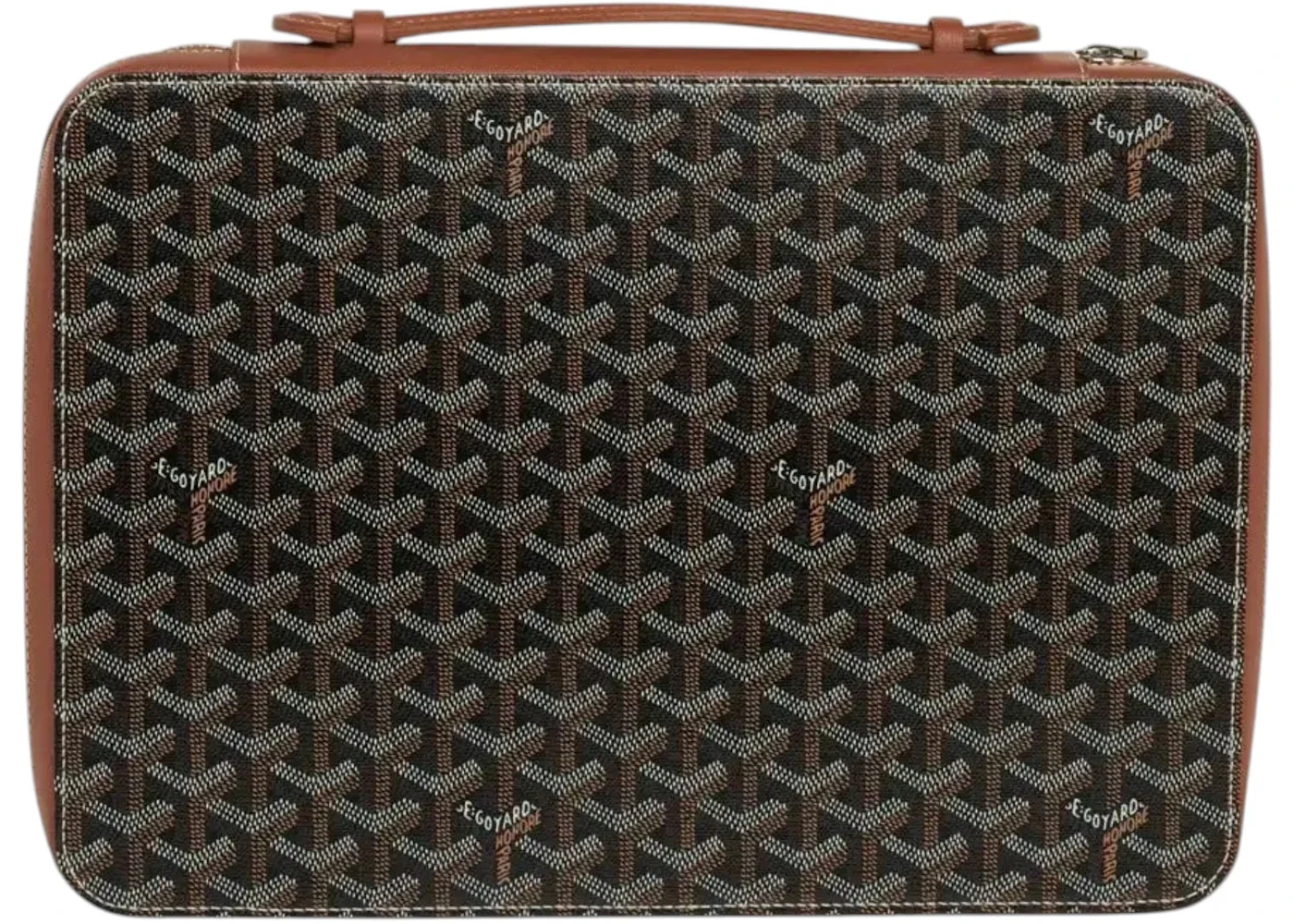 Goyard Universal Companion Goyardine Black/Tan - 1