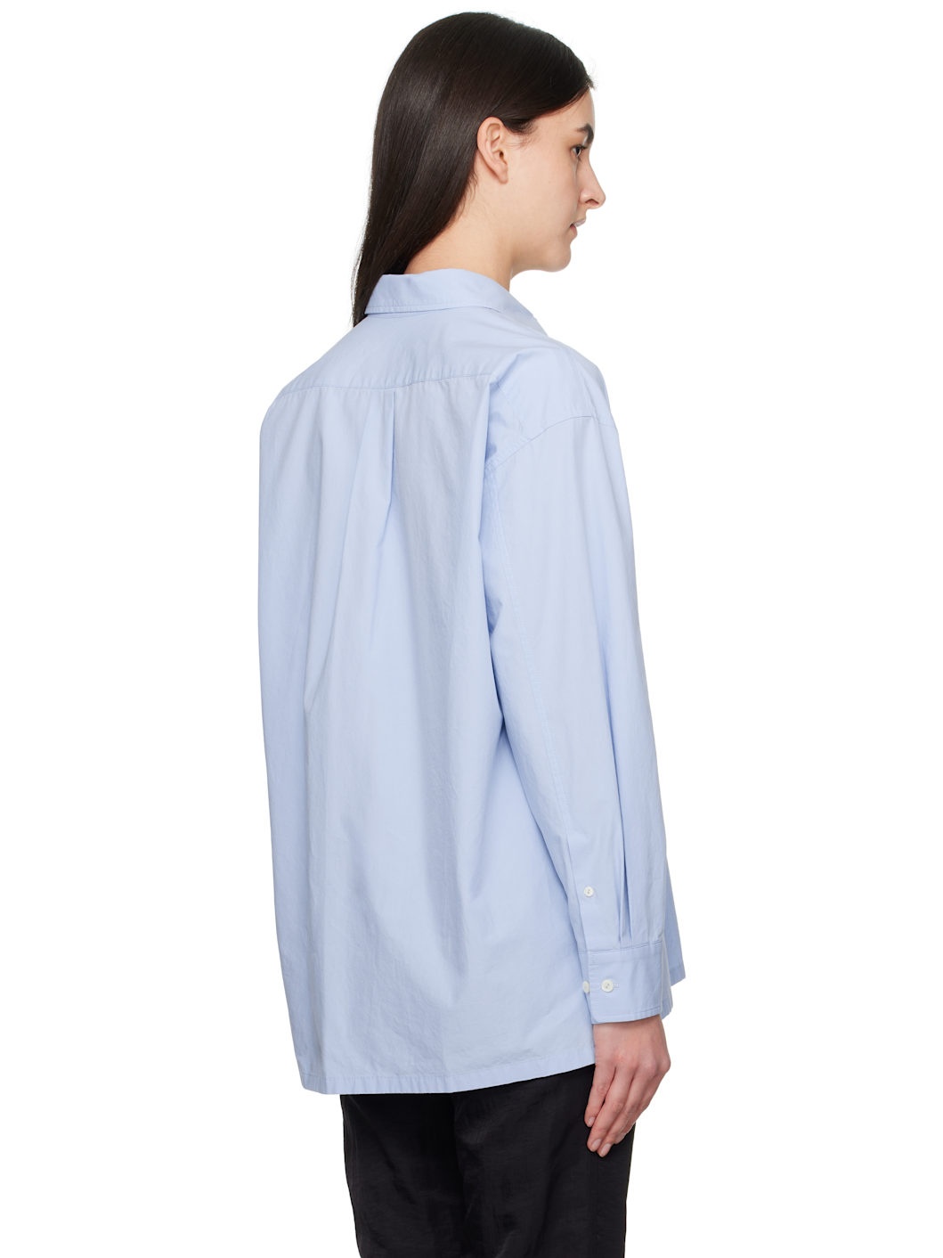 Blue Oversized NW Logo Shirt - 3