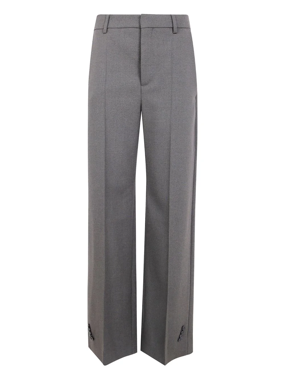 button-detail trousers - 1